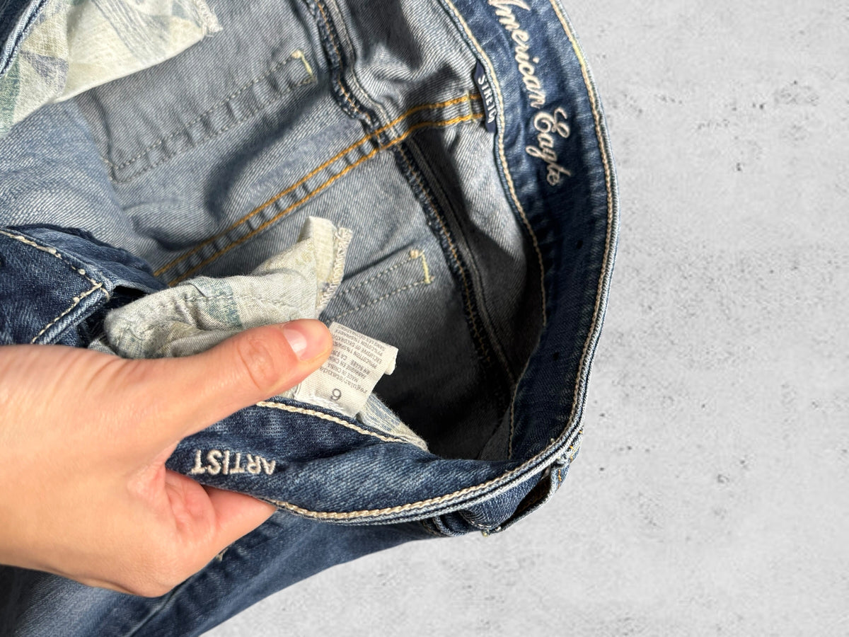 Lågmidjade jeans stl: S