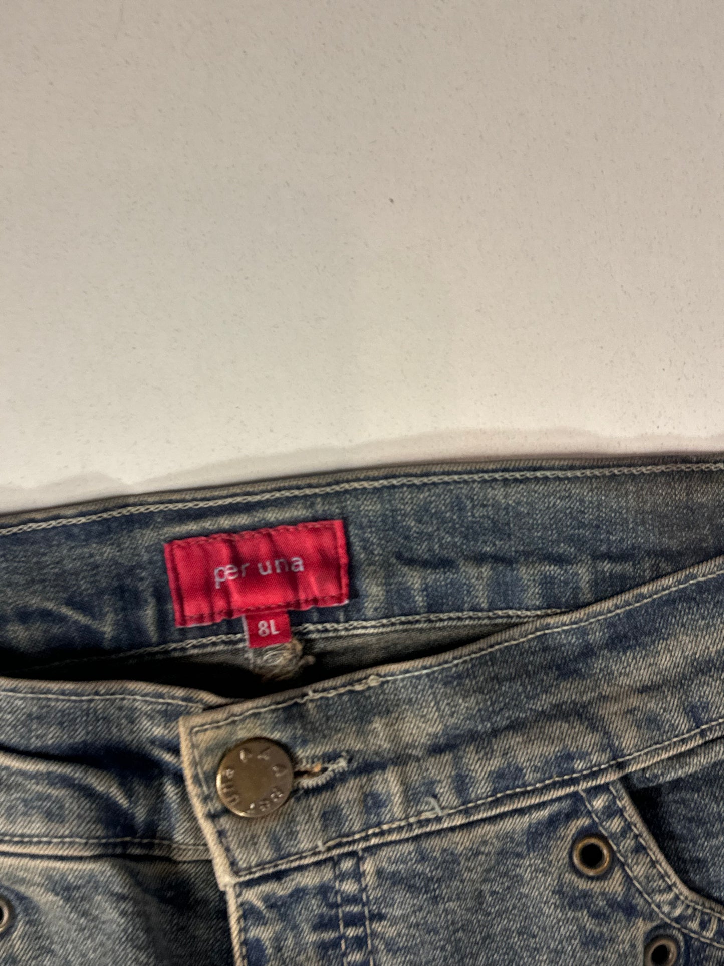 Utsvingte jeans str: S