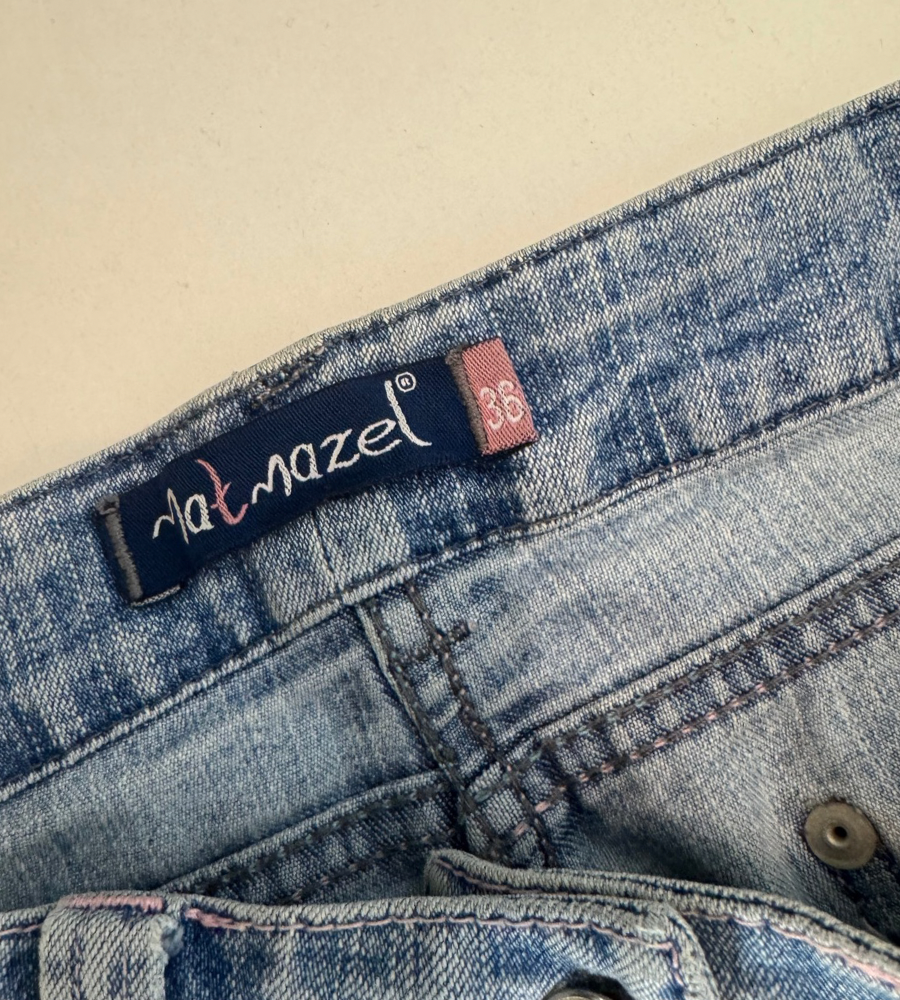 Lågmidjade jeans–stl: XS