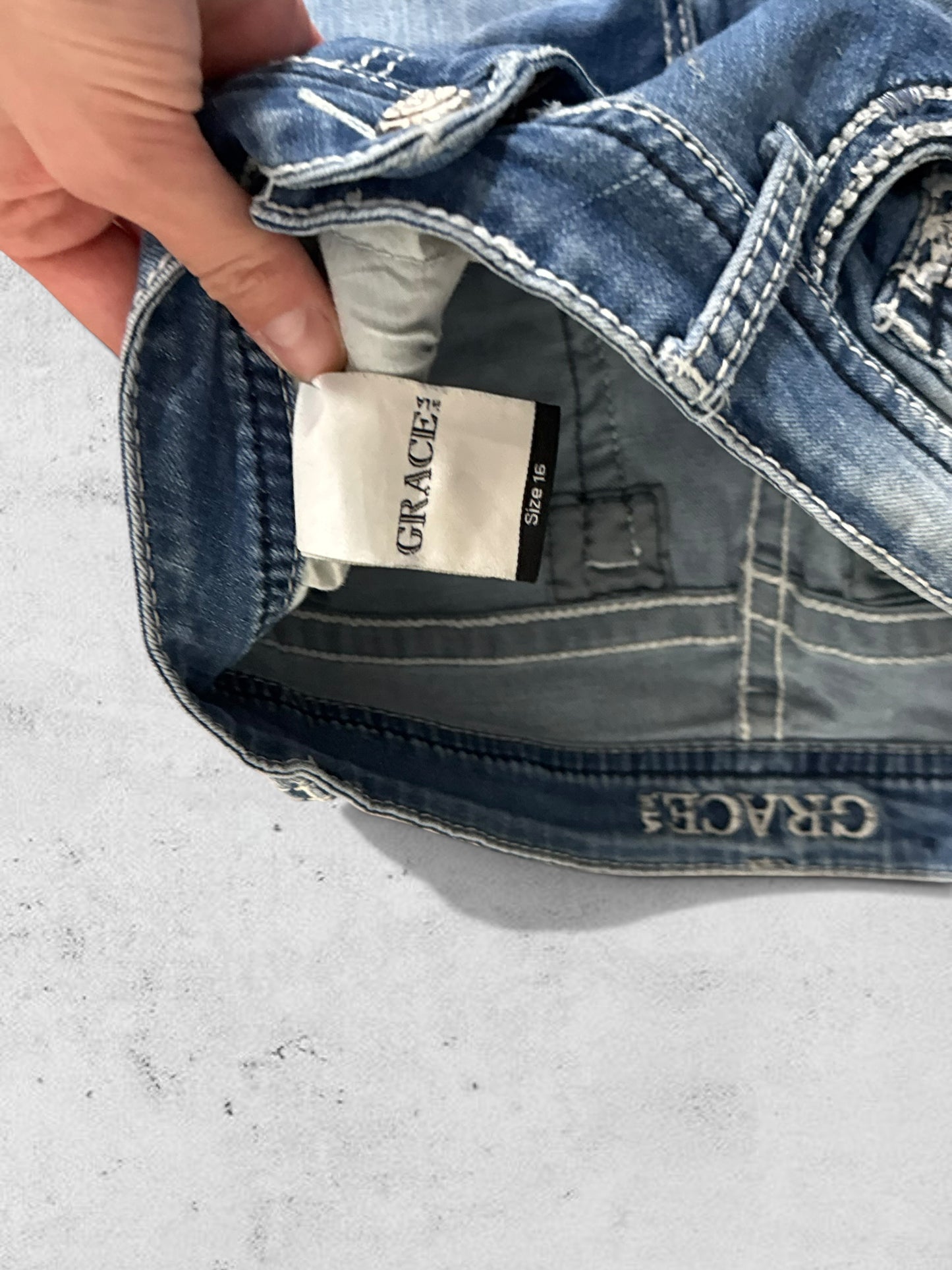 Lågmidjade jeans stl: XS