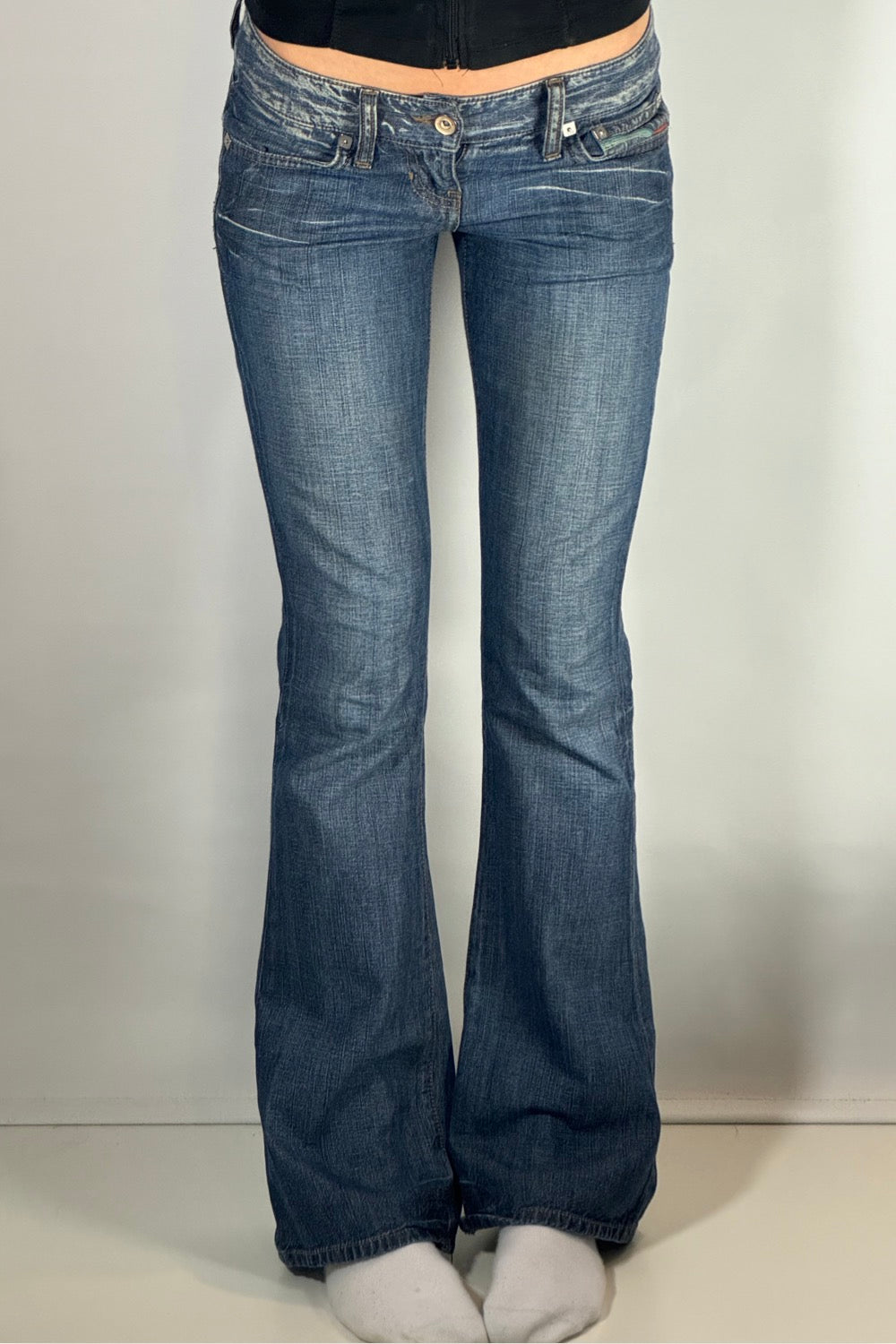 Lågmidjade jeans stl: XS/S