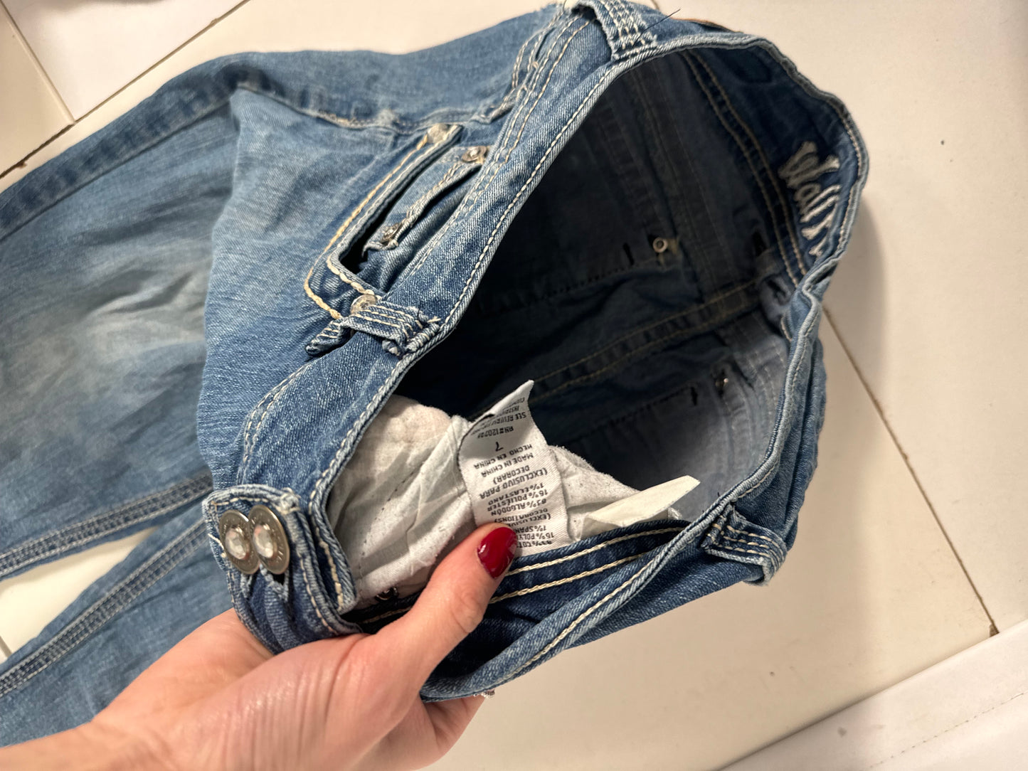 Lågmidjade jeans stl: M