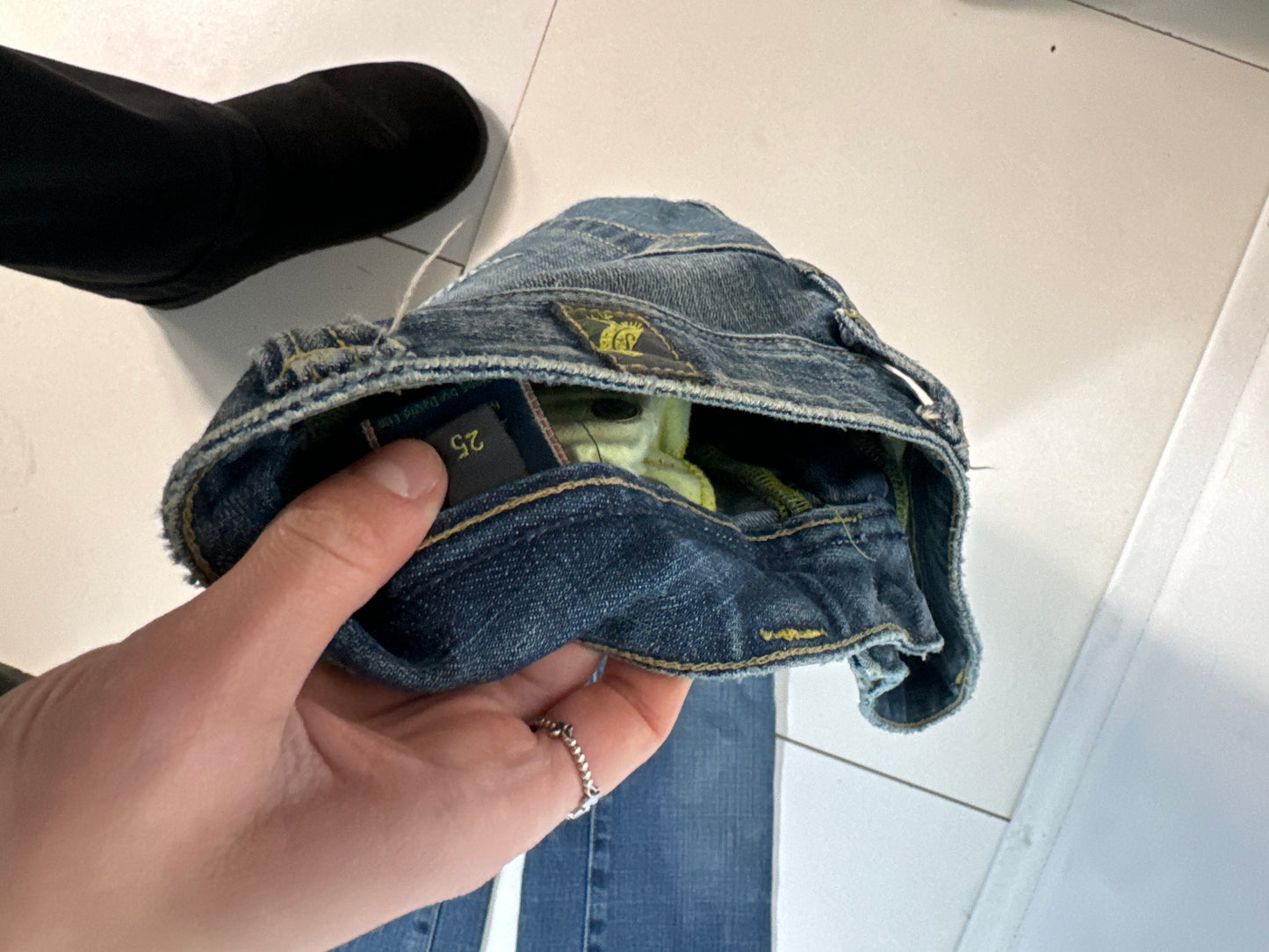 Lågmidjade jeans stl: XS