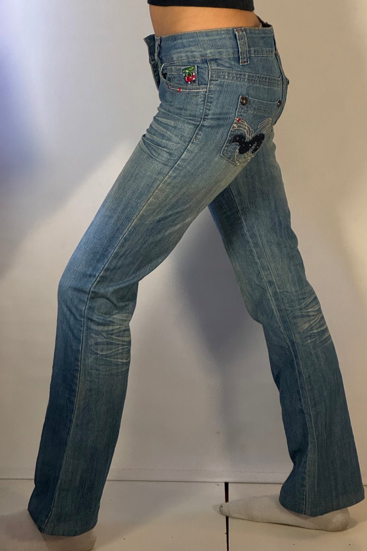 Lågmidjade jeans stl: XS