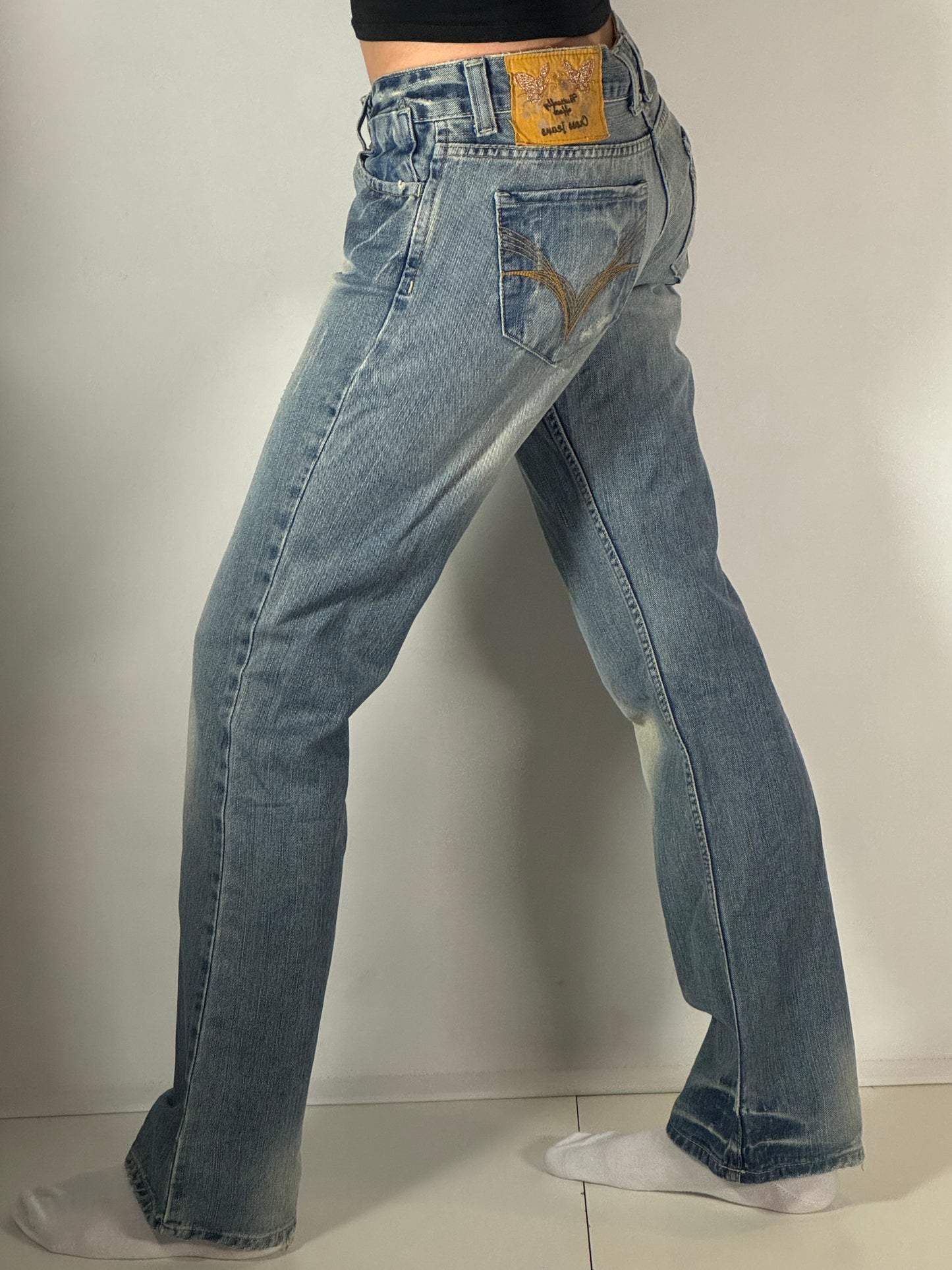 Lågmidjade jeans stl: S