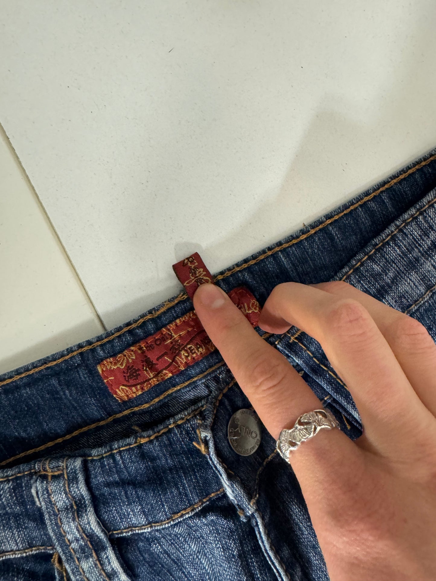 Lågmidjade jeans stl: XXS