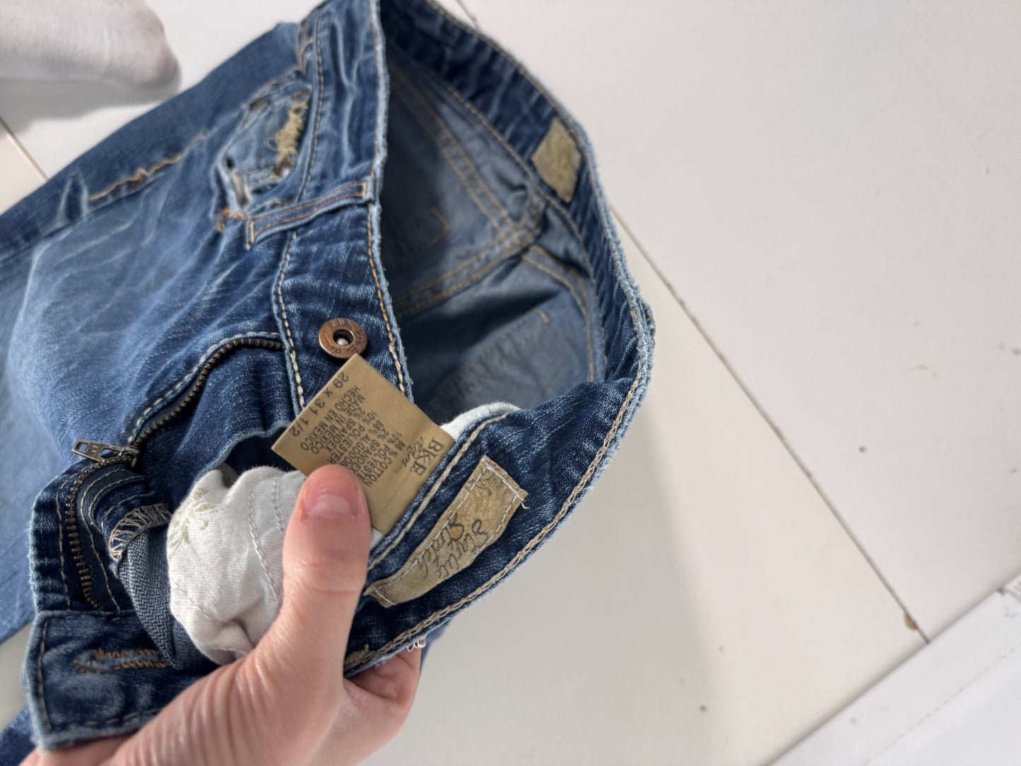 Lågmidjade jeans stl: M