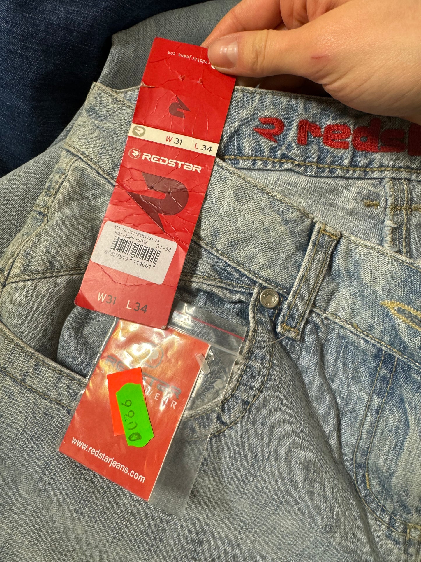 Lågmidjade jeans stl: S