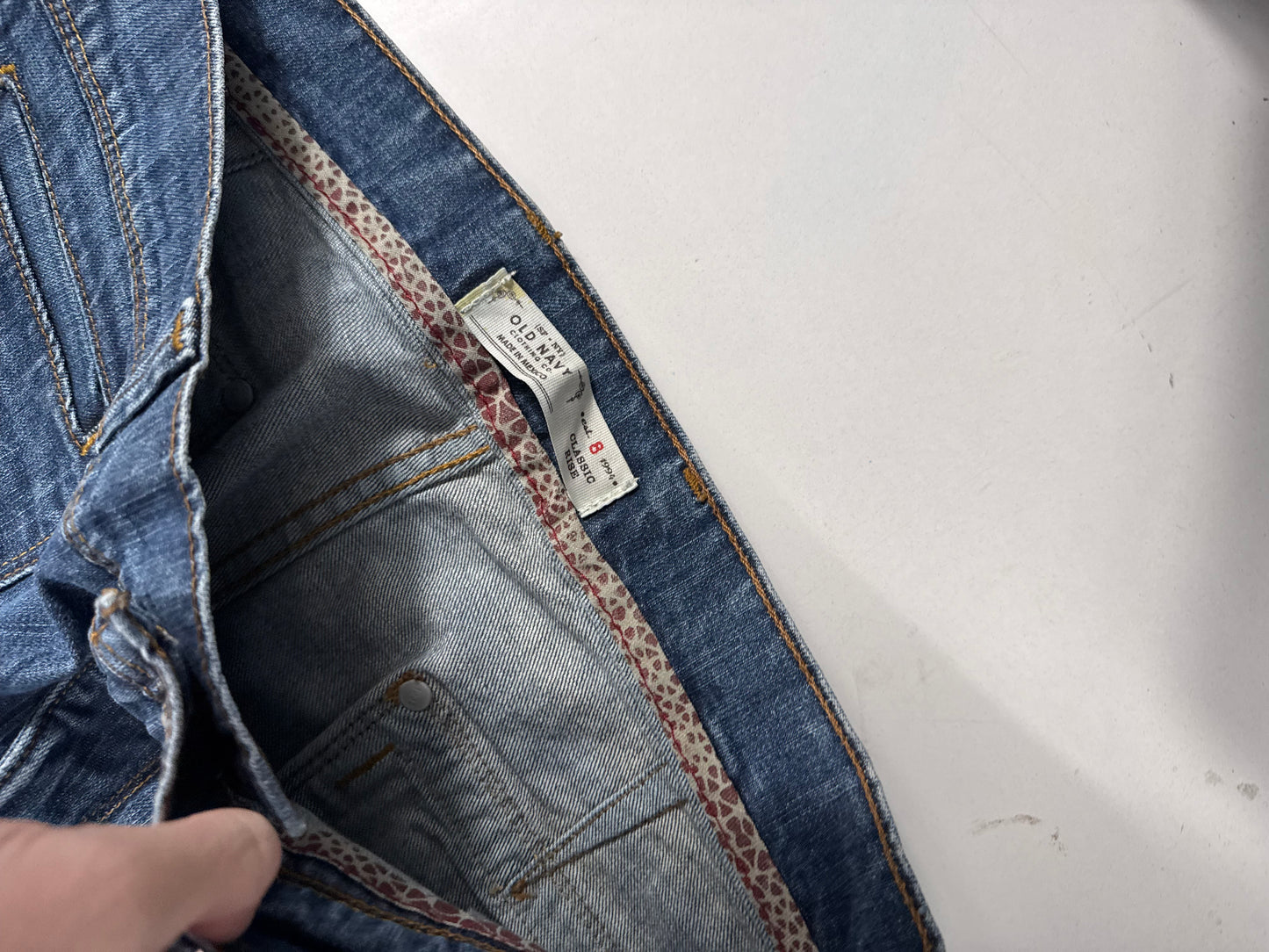 Utsvängda jeans stl: S/M