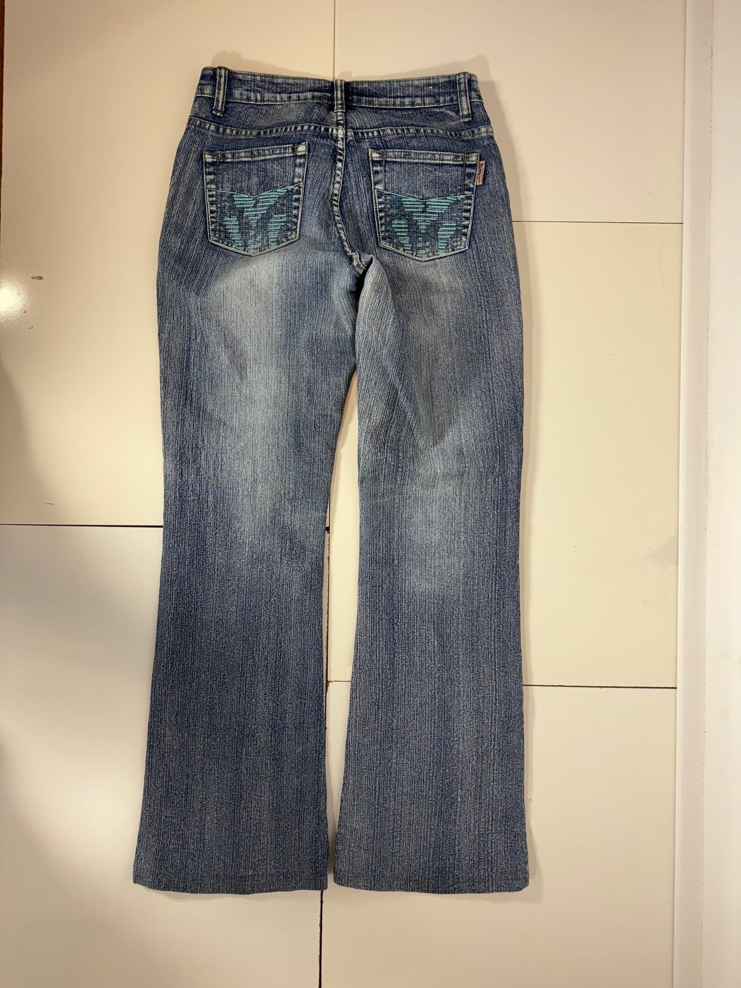 Utsvängda jeans stl: XS