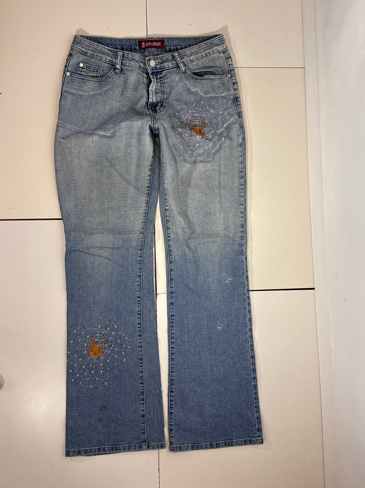 Lågmidjade jeans stl: S