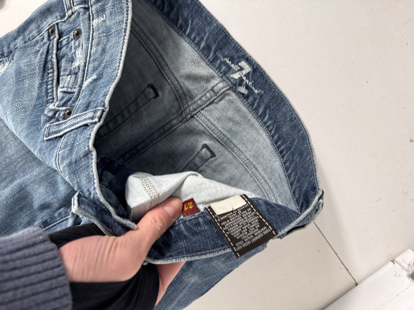 Lågmidjade jeans stl: S