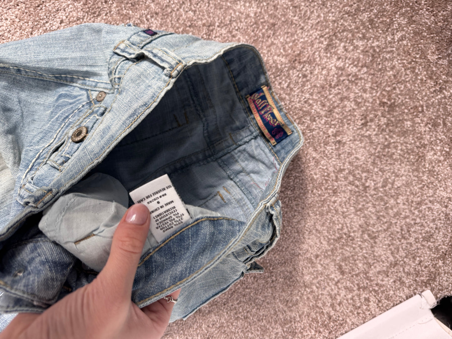 Lågmidjade jeans stl: M