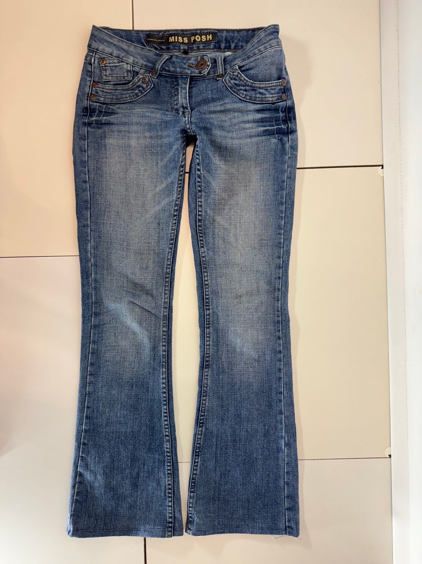 Lågmidjade jeans stl: S