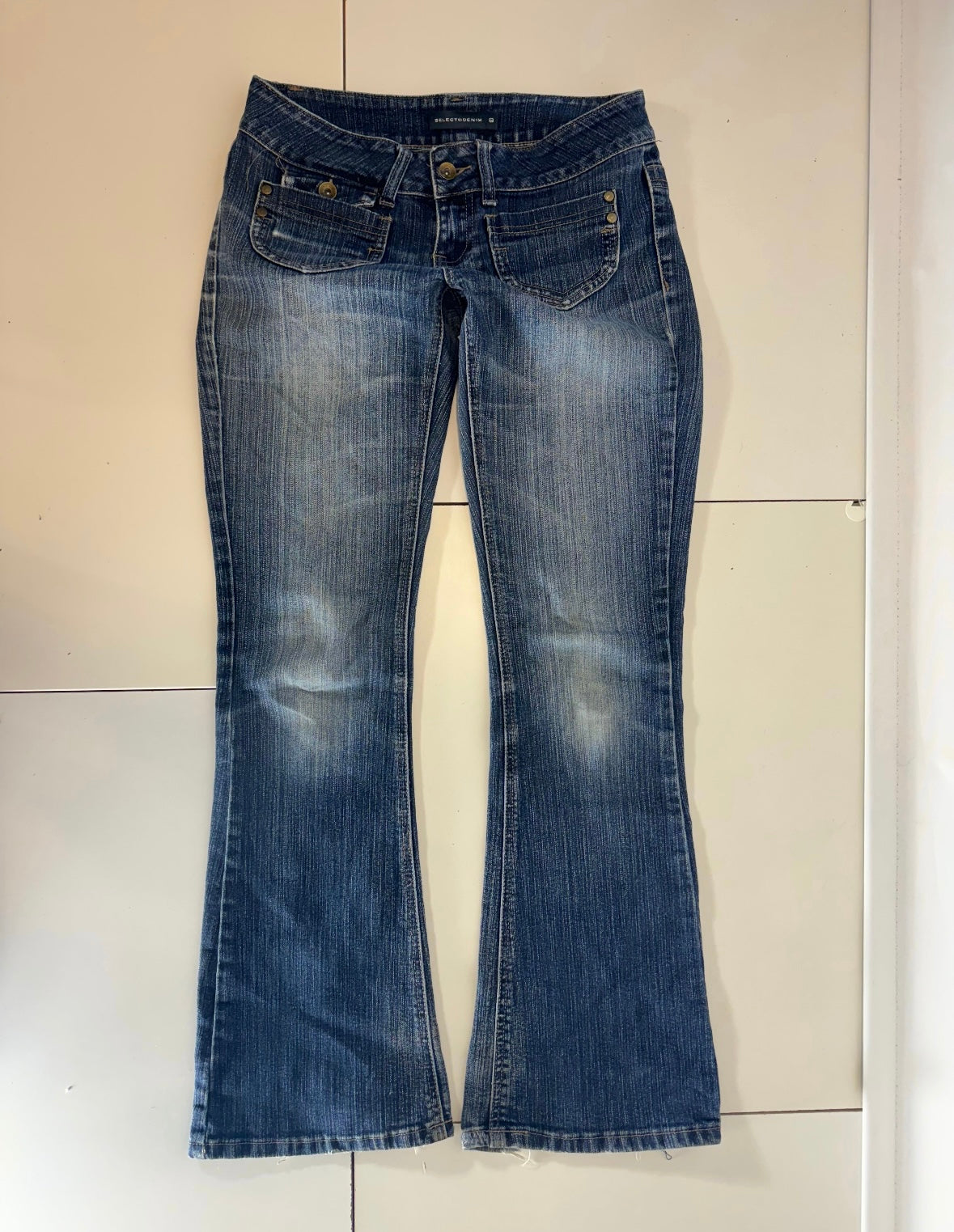 Lågmidjade jeans stl: S