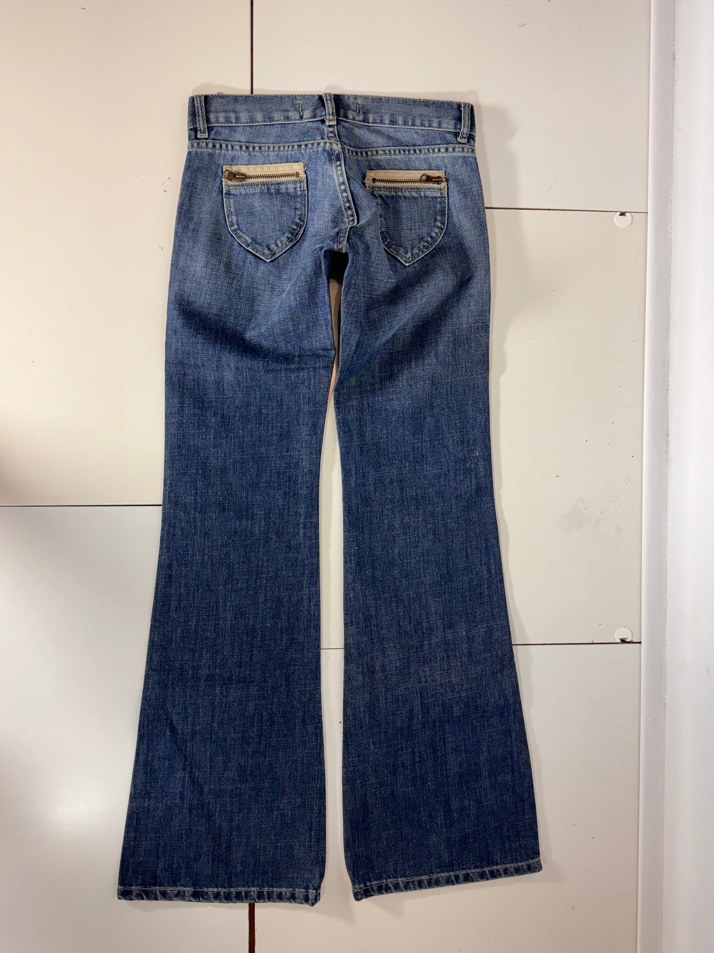 Lågmidjade jeans stl: XXXS (W27/L34)