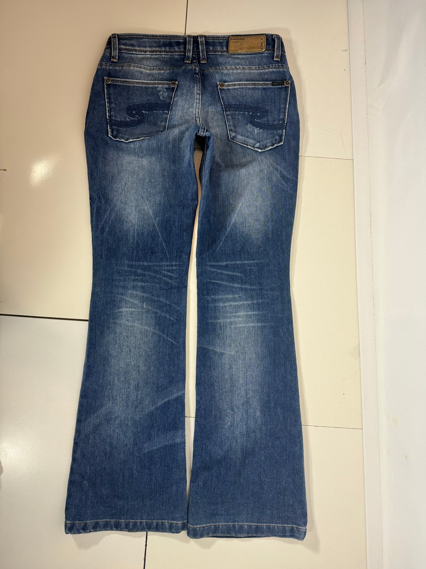Lågmidjade jeans stl: S