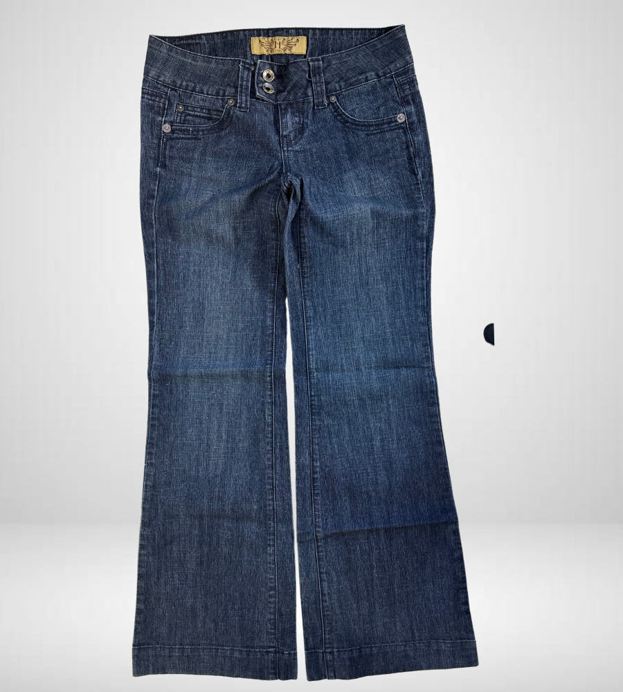 Lågmidjade jeans–stl: S