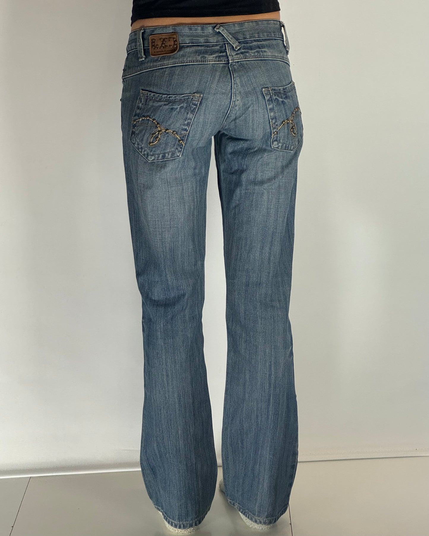 Lågmidjade jeans stl: XS