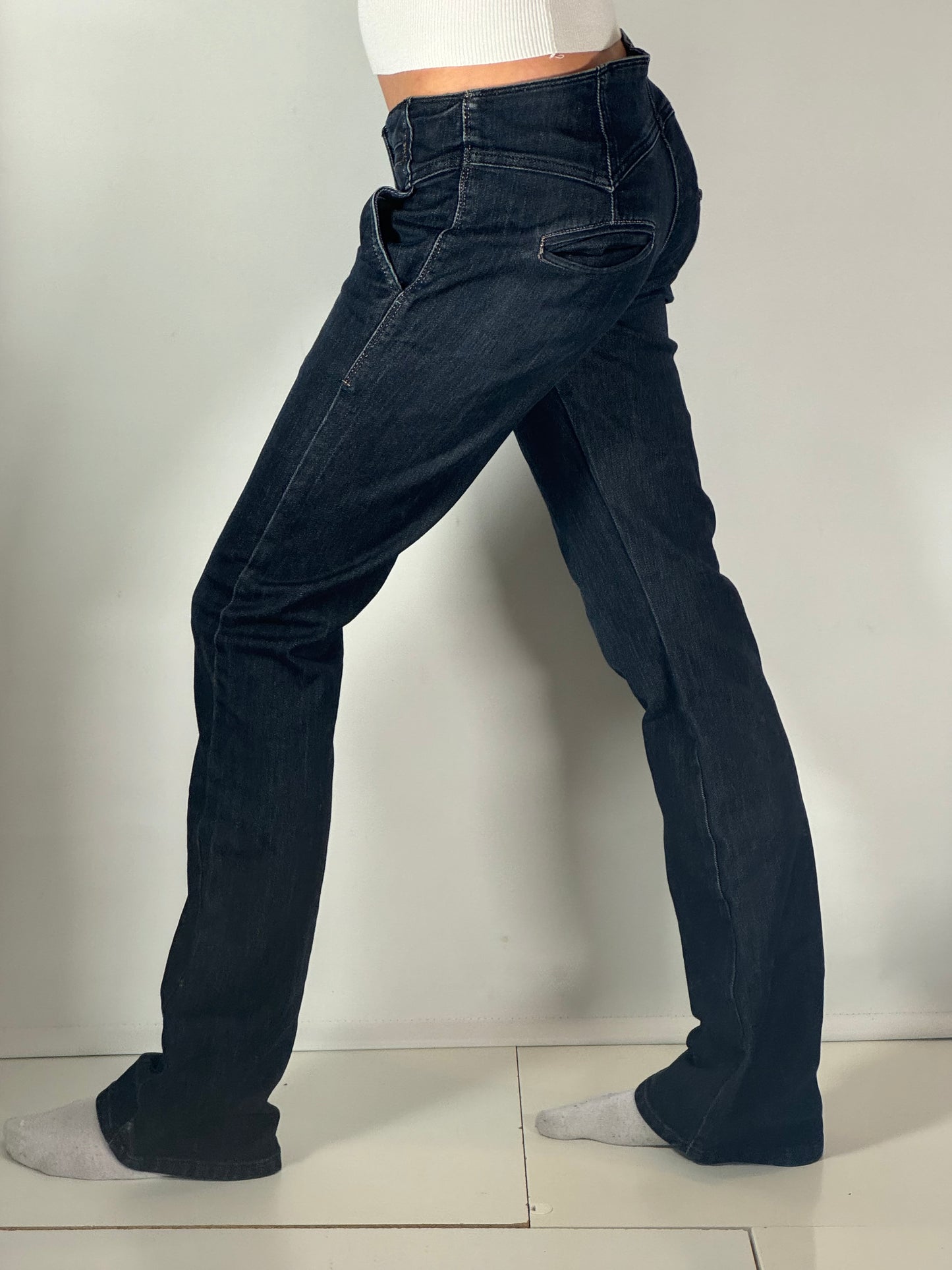 Lågmidjade jeans stl: S/M