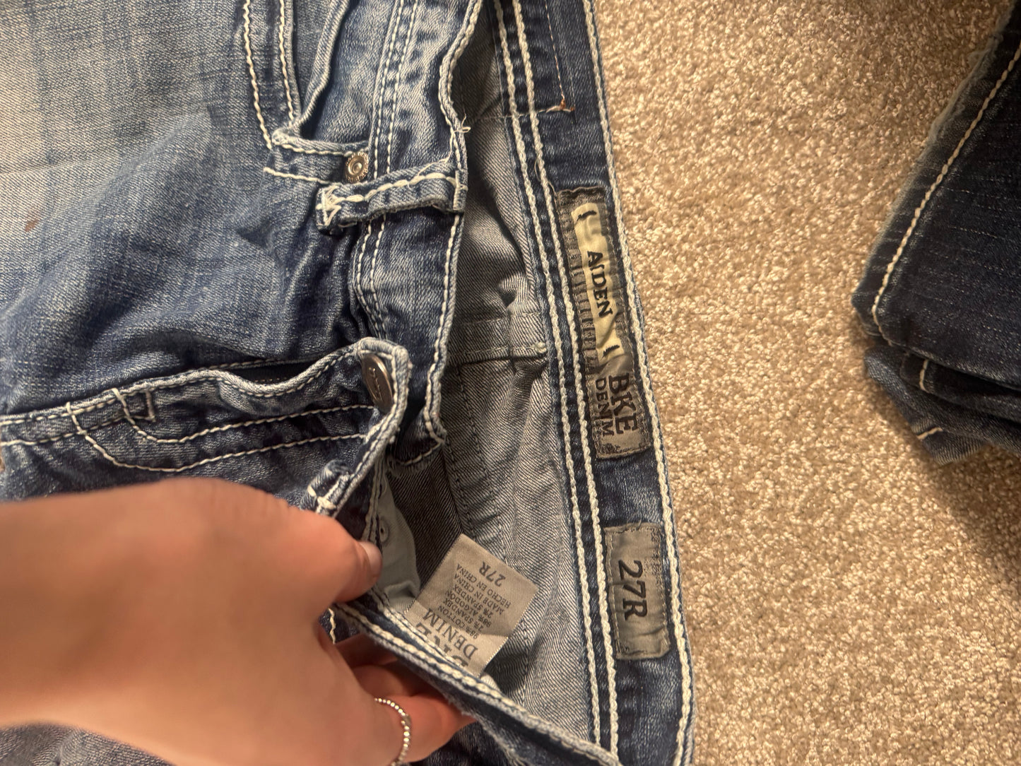 Lågmidjade jeans stl: XXS