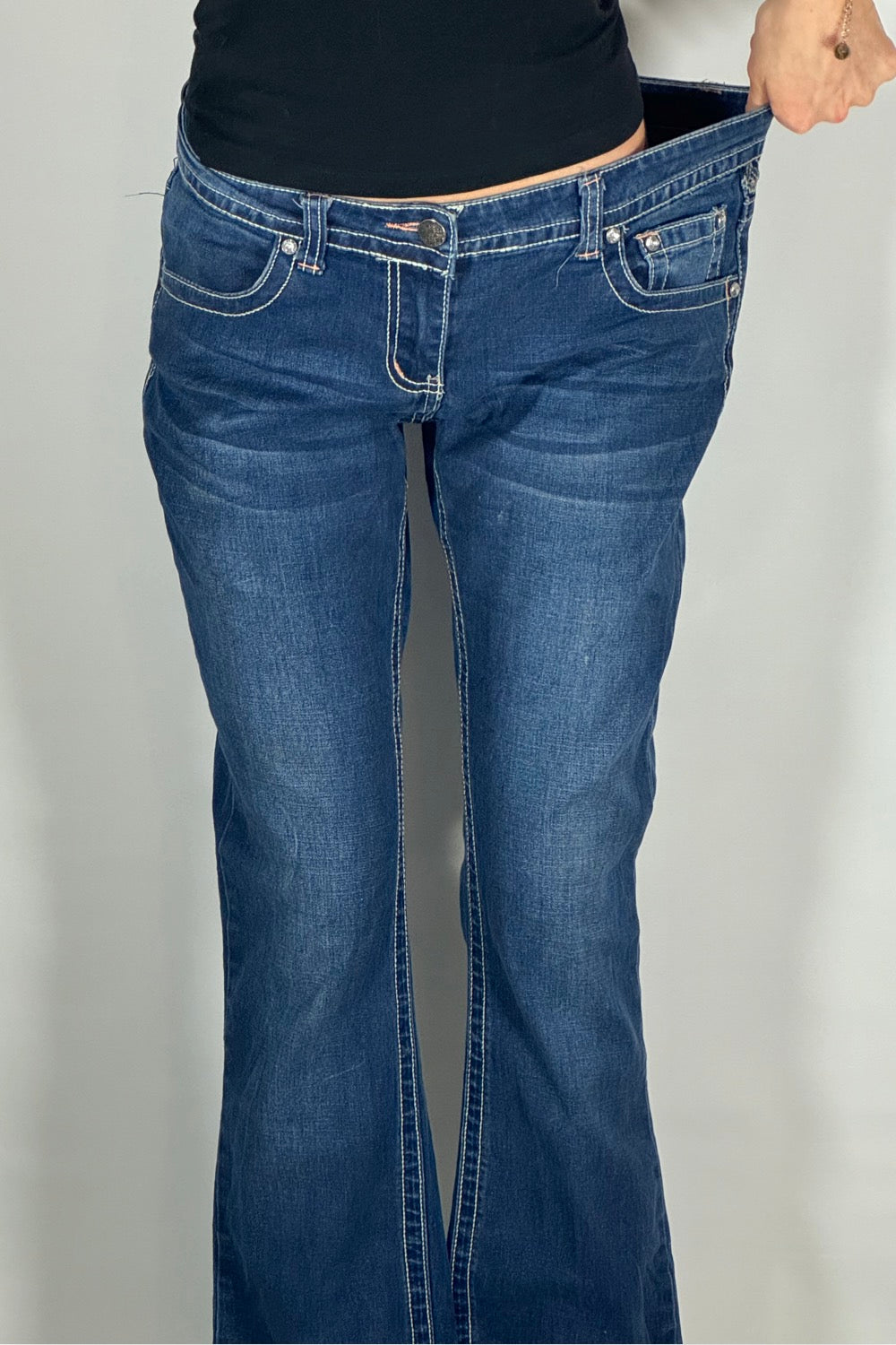 Lågmidjade jeans stl: M