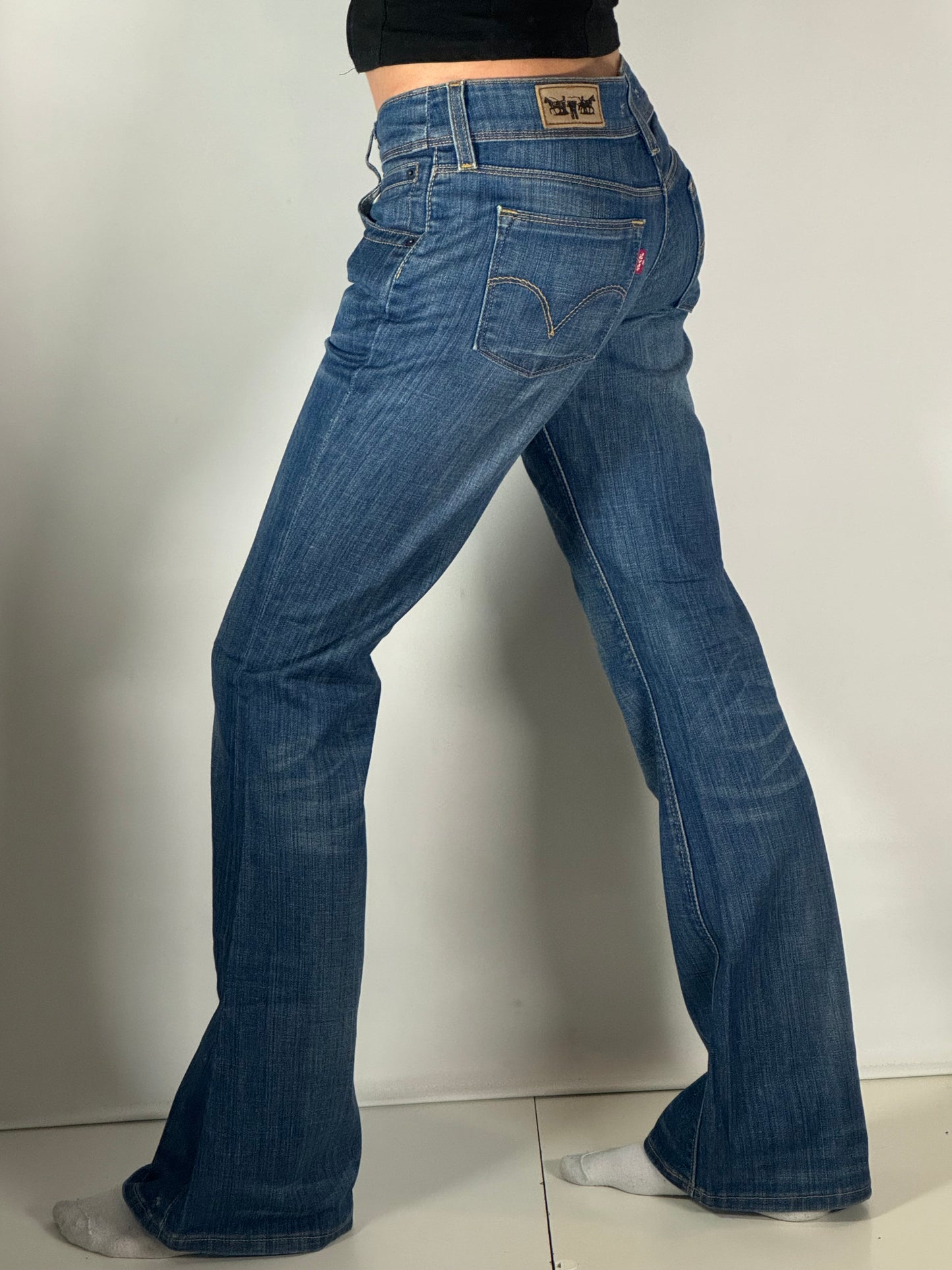 Lågmidjade jeans stl: S