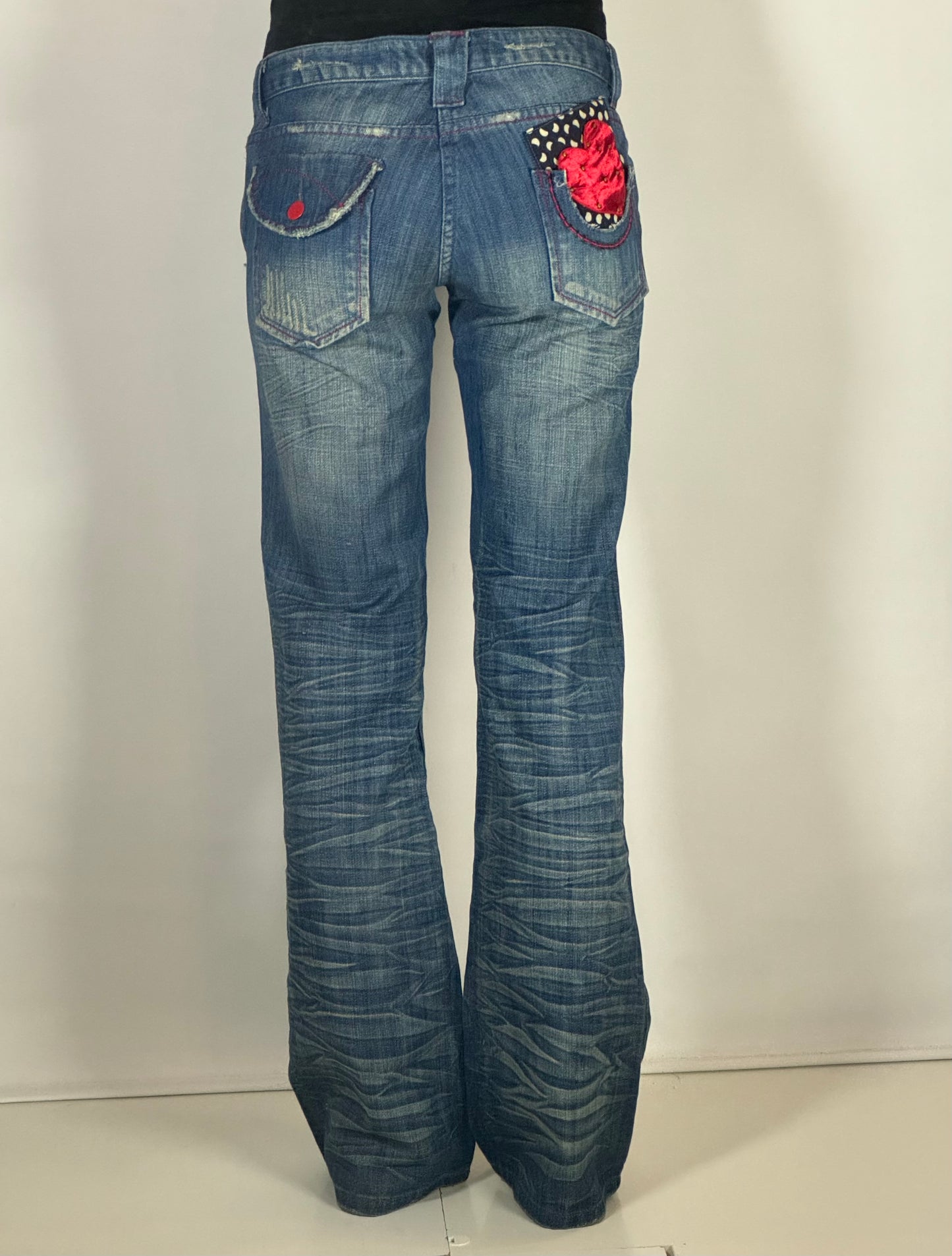 Lågmidjade jeans stl: S