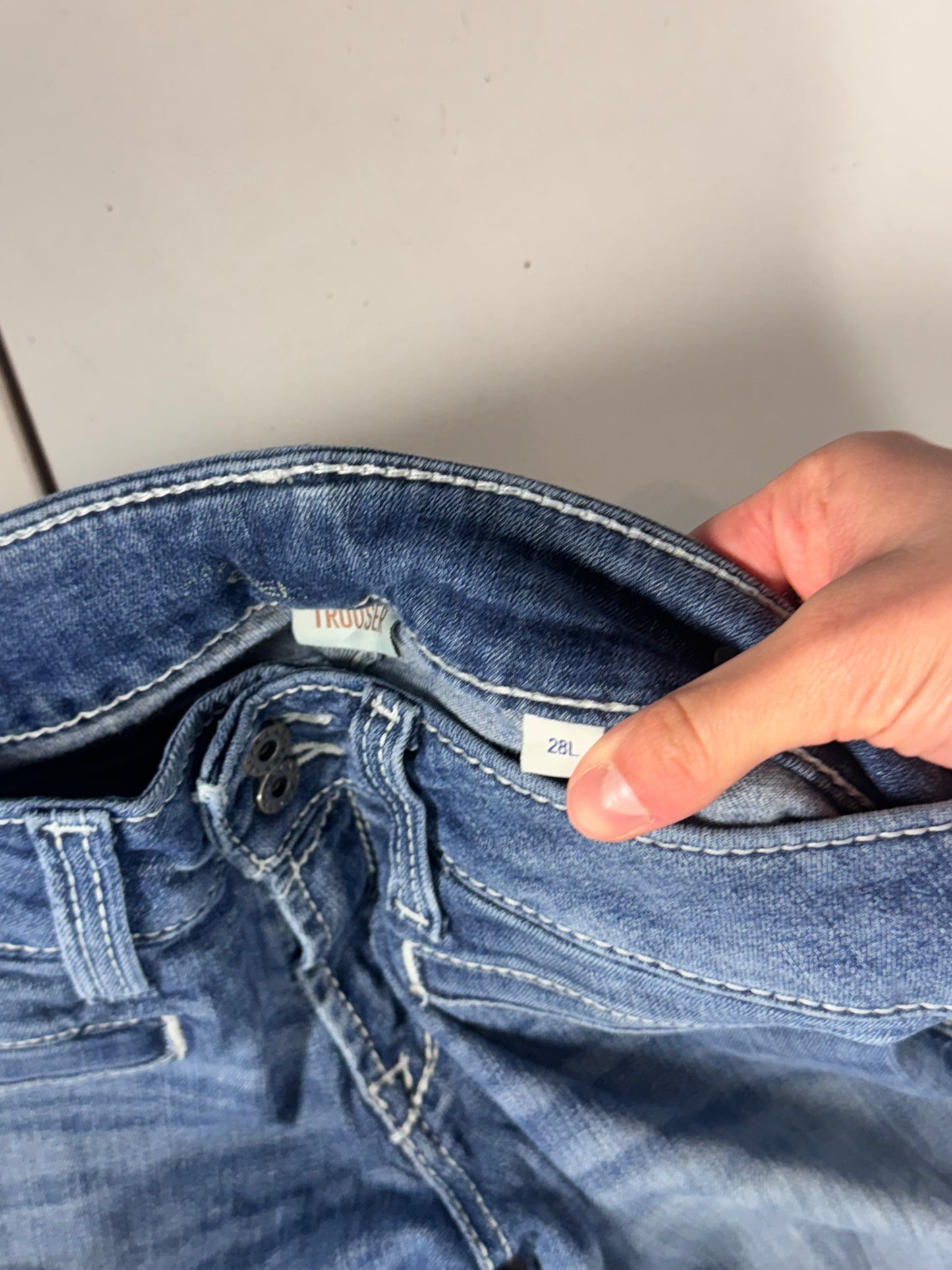 Lågmidjade jeans stl: XS/S