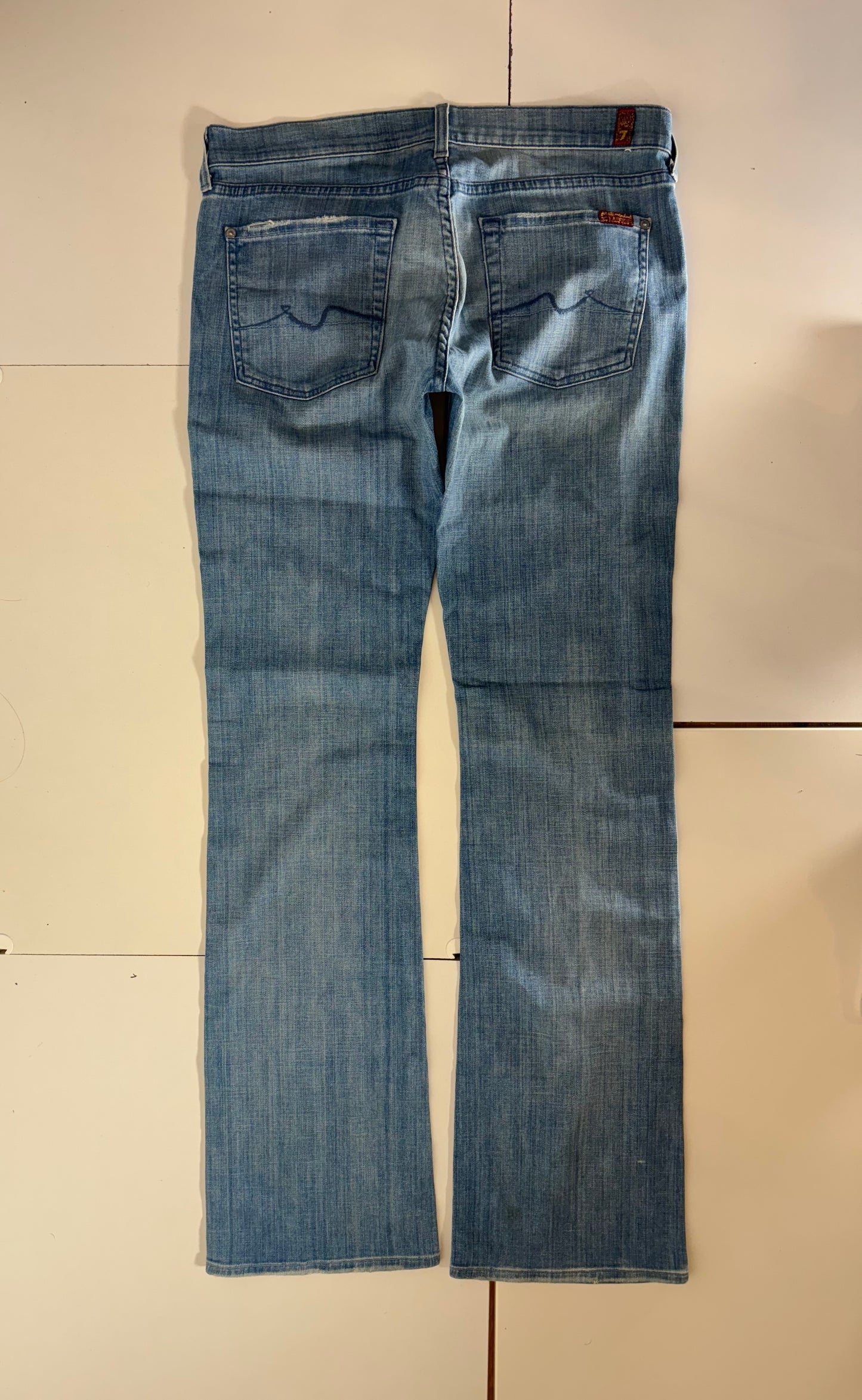 Lågmidjade jeans–stl: M/L
