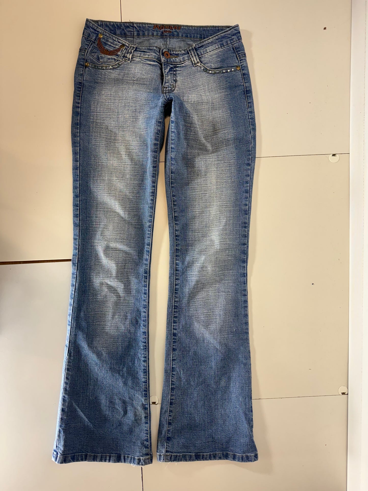 Lågmidjade jeans stl: XS
