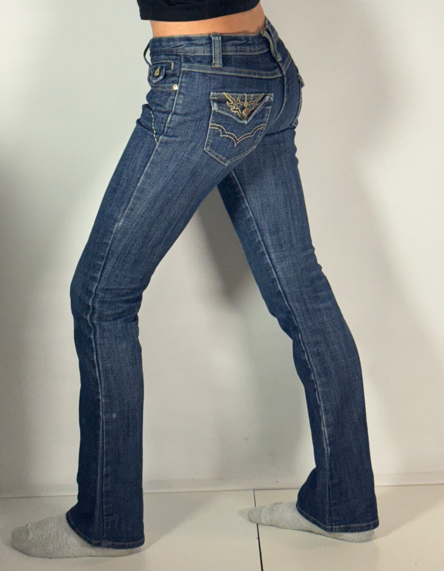 Lågmidjade jeans stl: S
