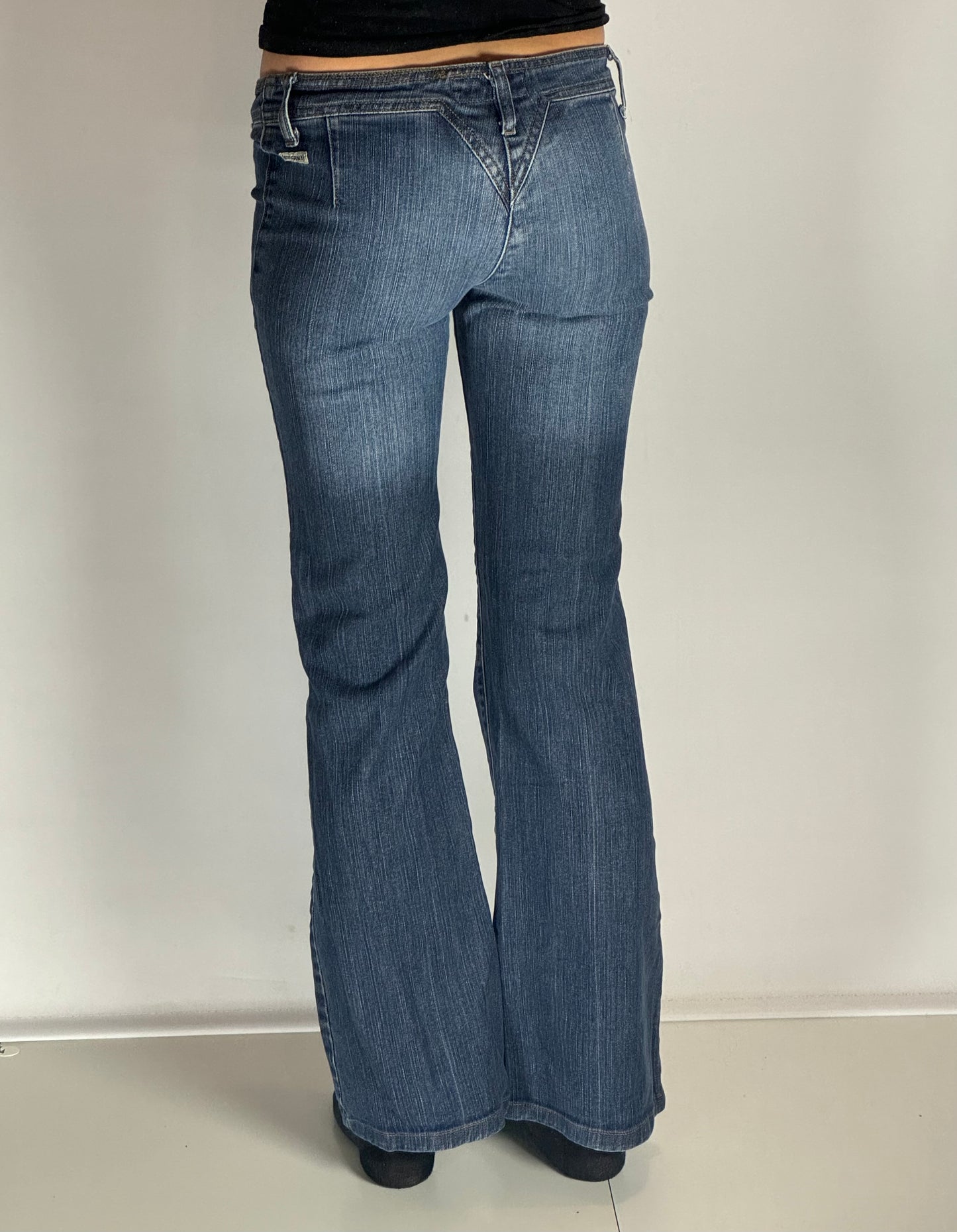 Lågmidjade jeans–stl: XS