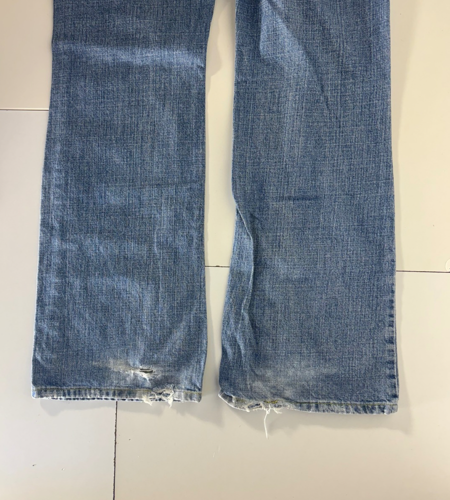 Lågmidjade jeans–stl: L