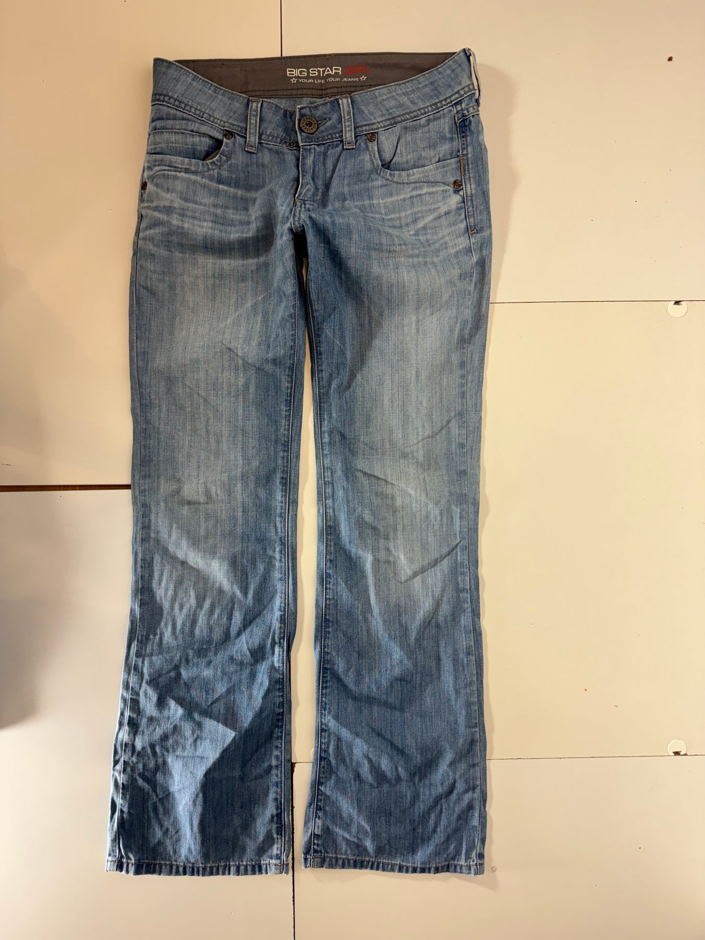 Lågmidjade jeans stl: S