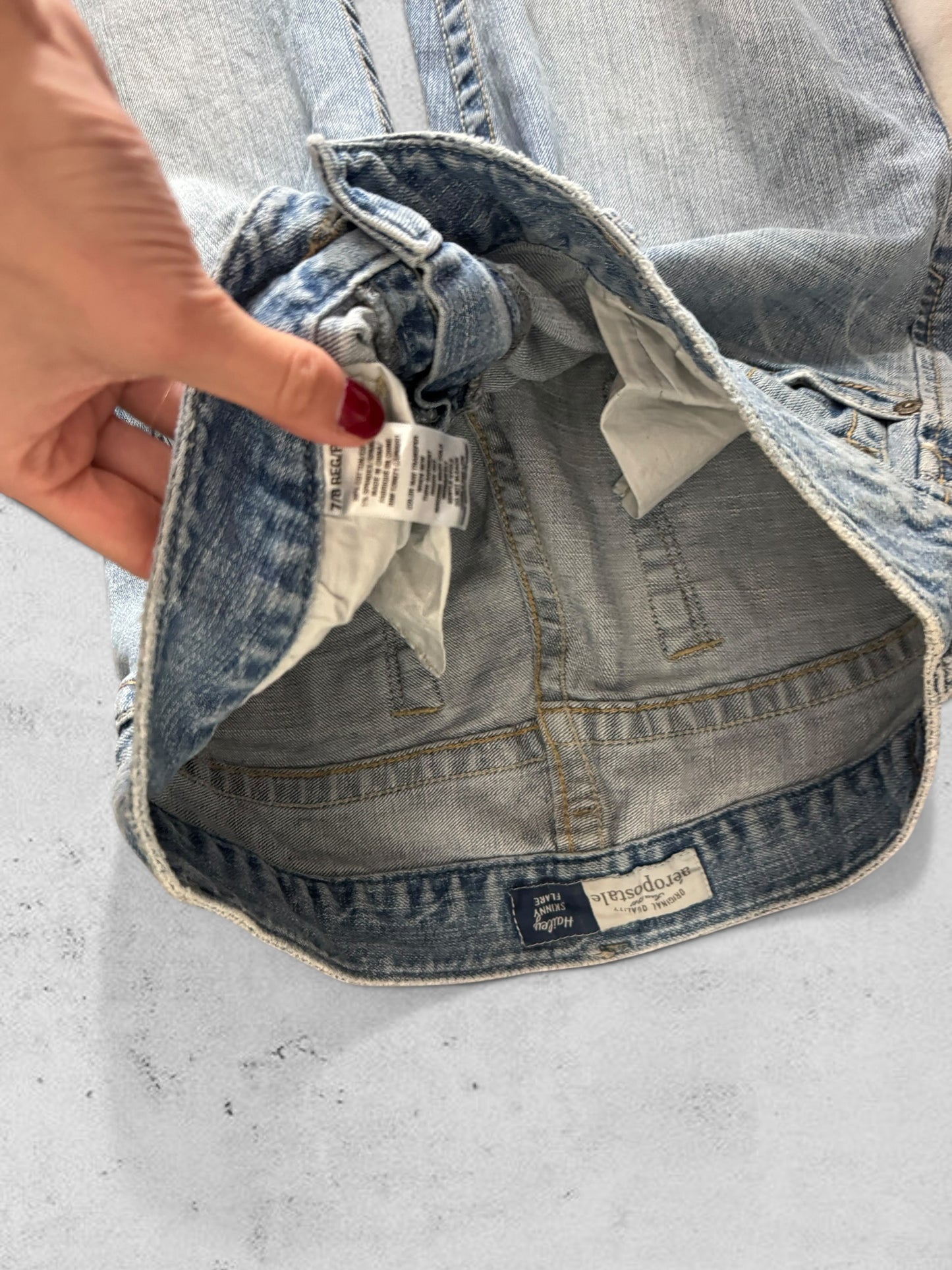 Lågmidjade jeans stl: M