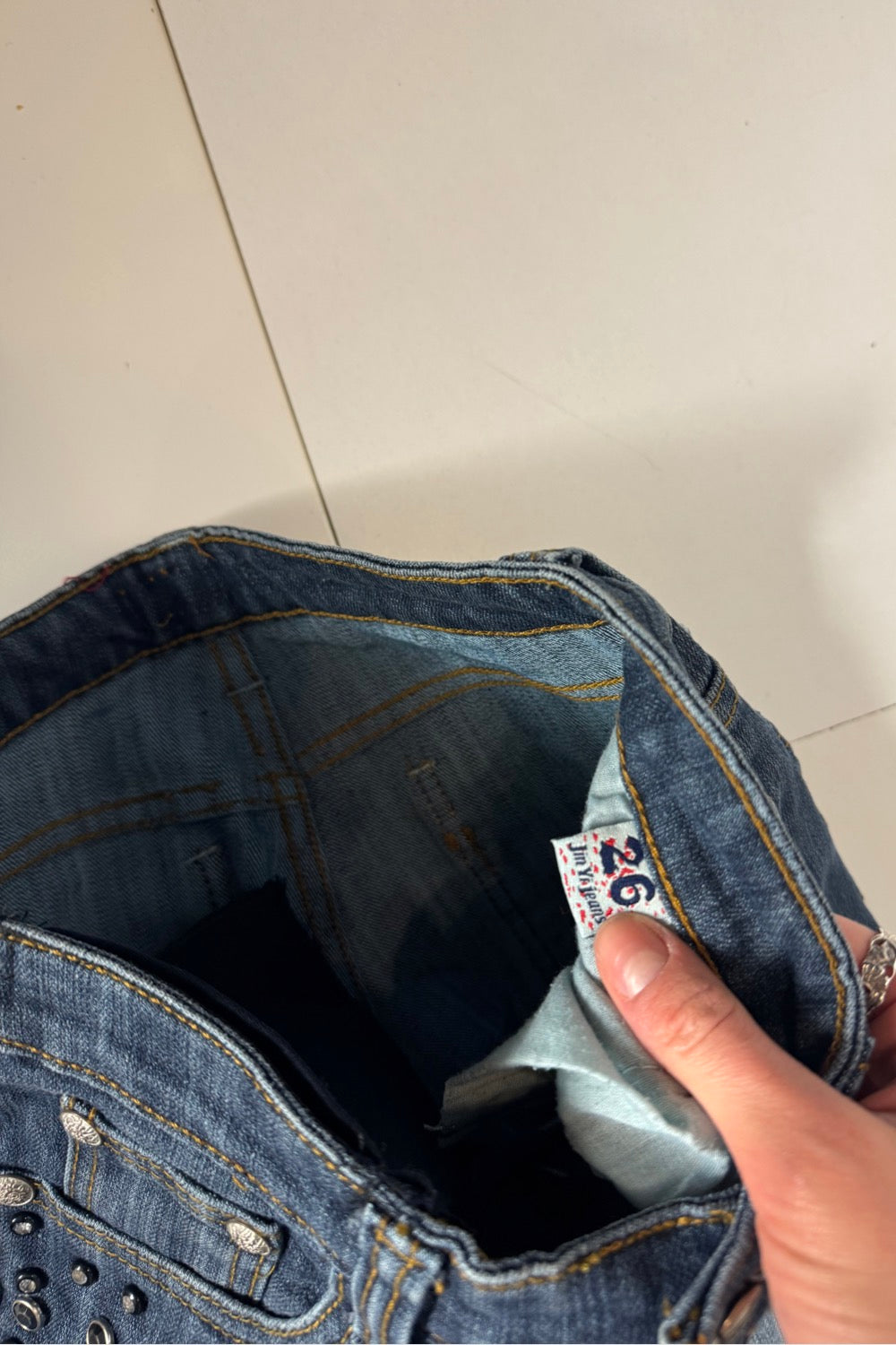 Lågmidjade jeans stl: XXS