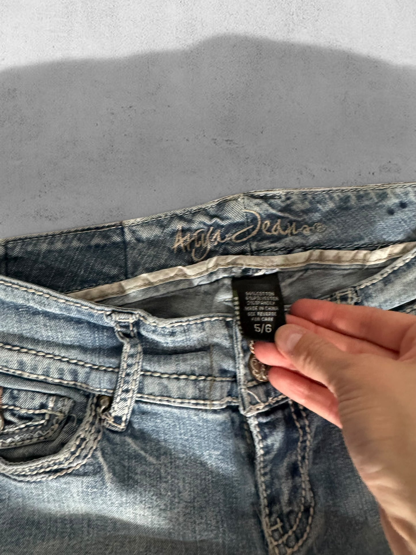 Lågmidjade jeans stl: XXS