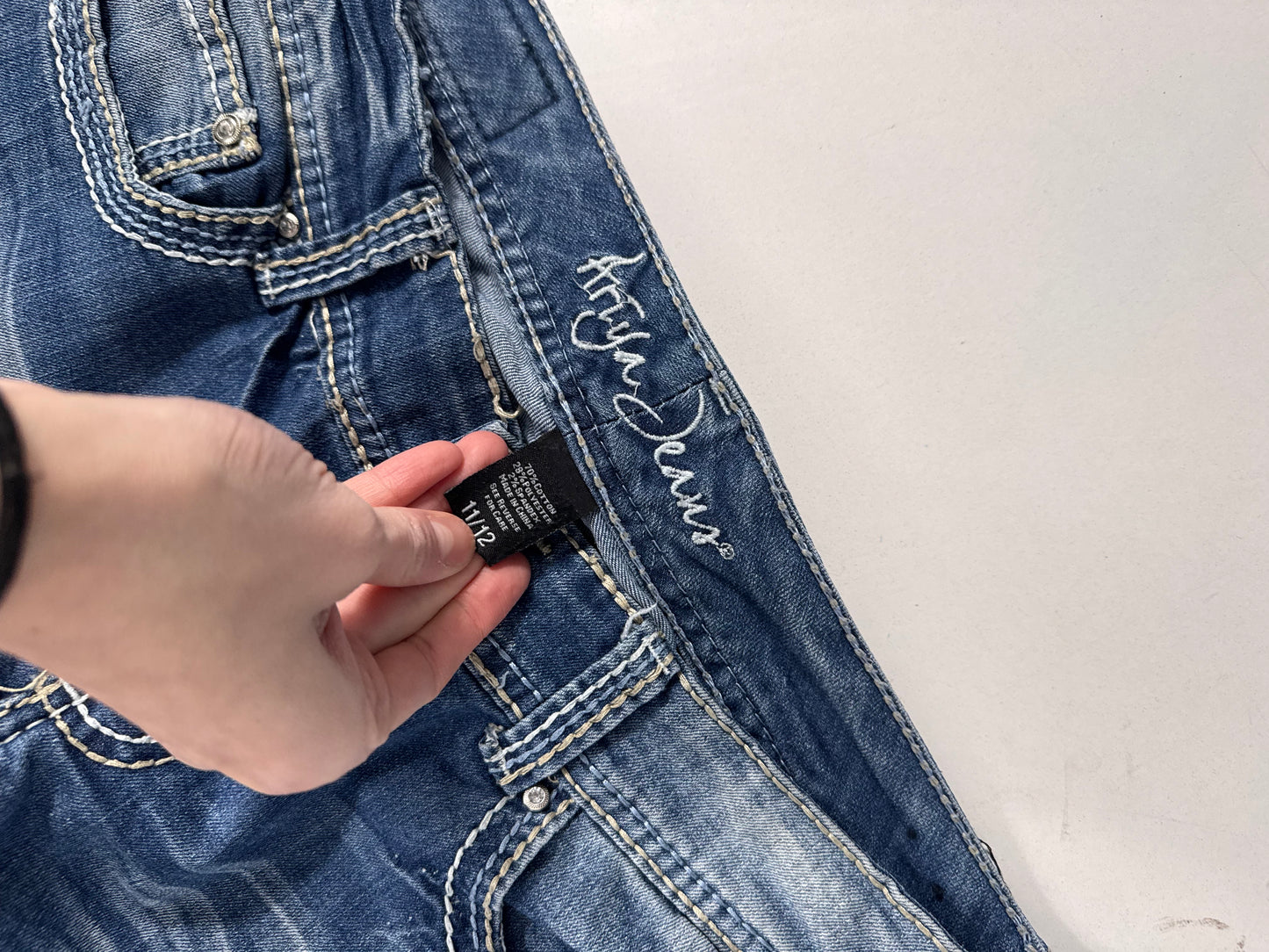 Lågmidjade jeans stl: M