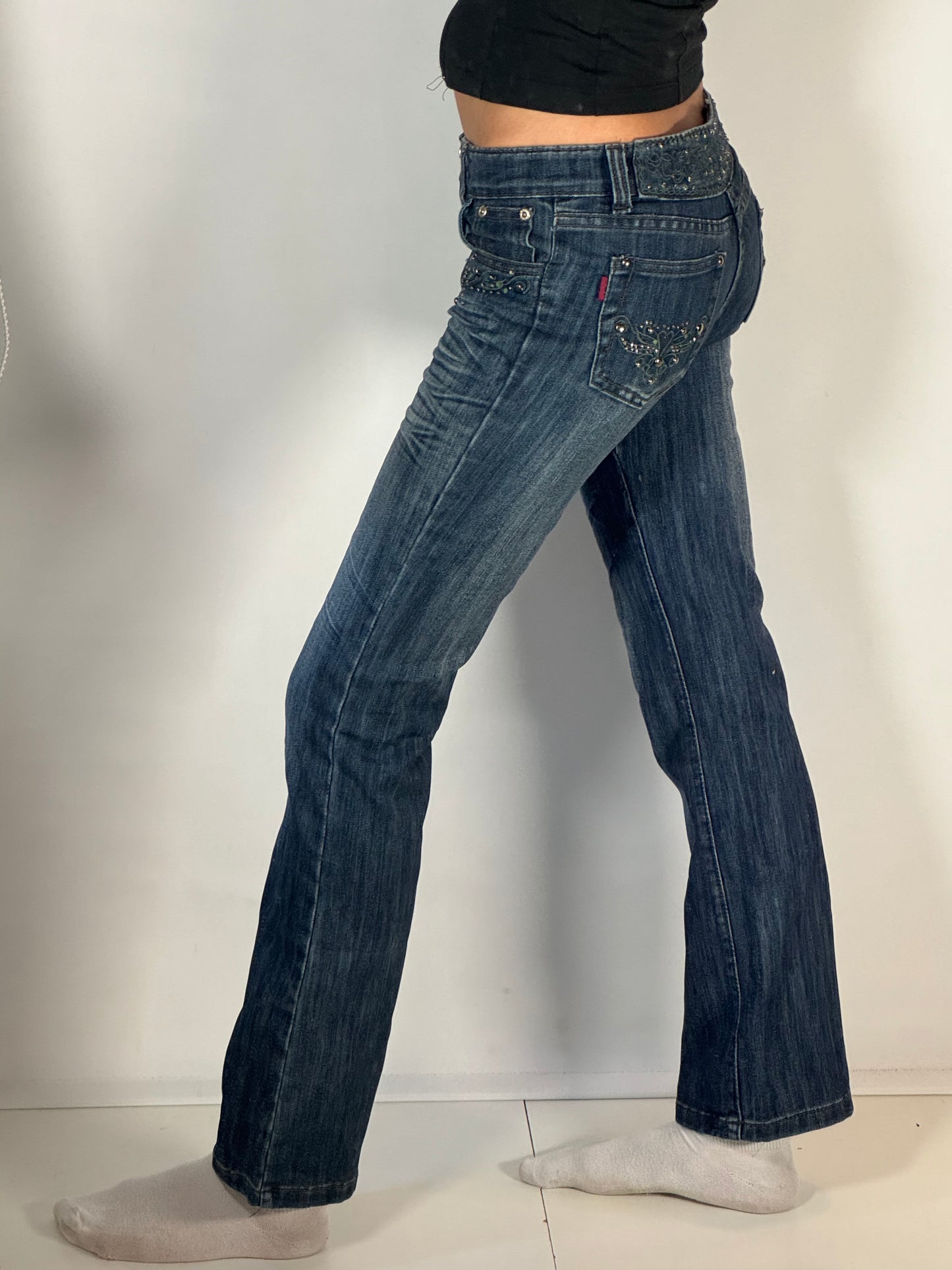 Lågmidjade jeans stl: XXS