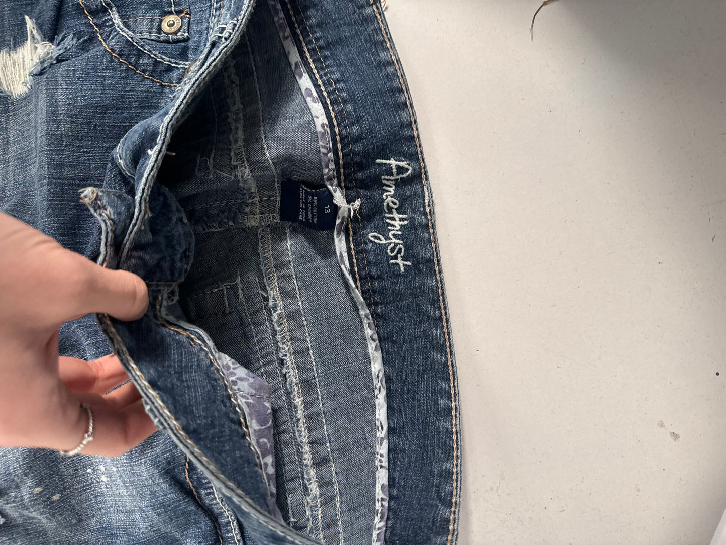 Lågmidjade jeans stl: M