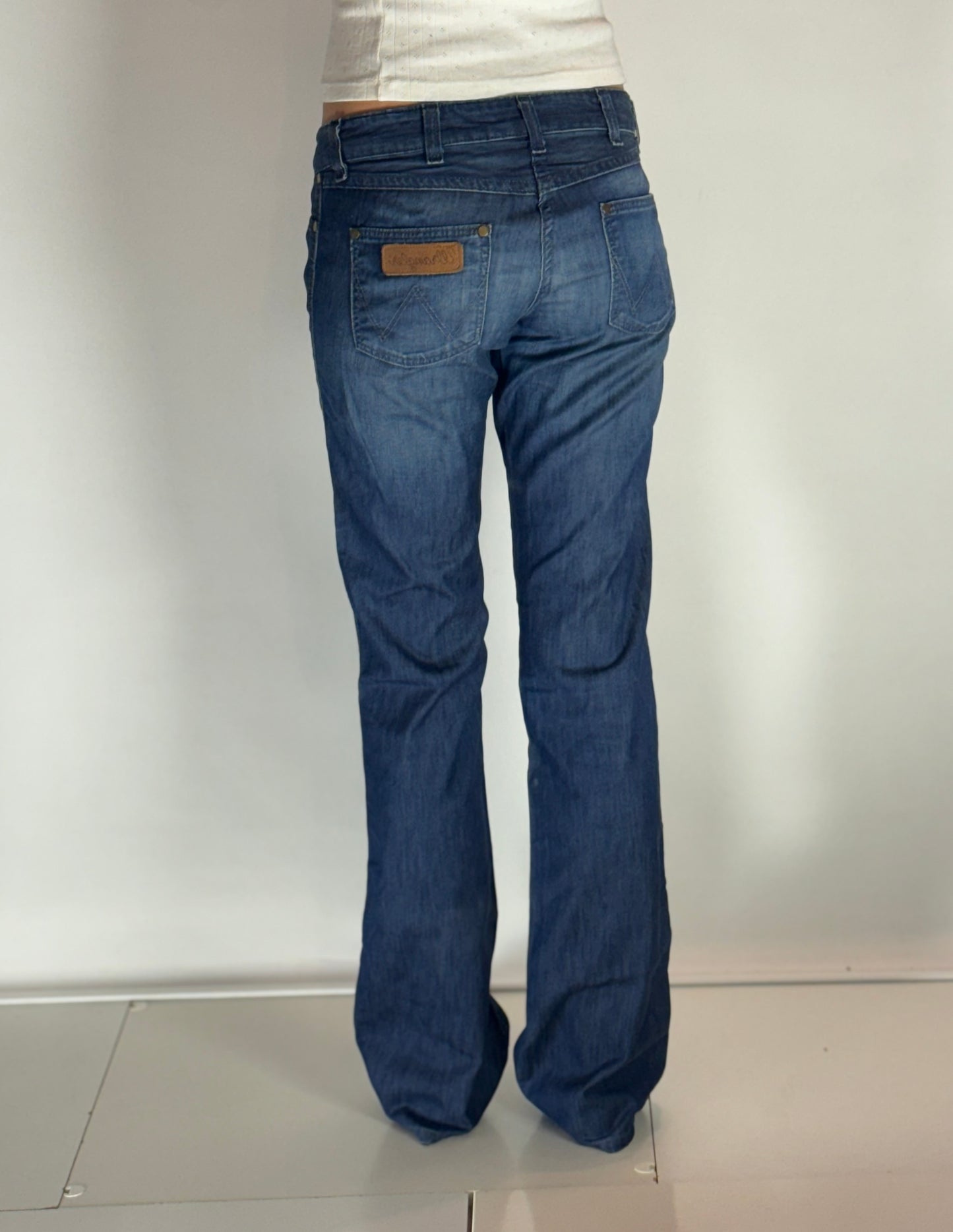 Lågmidjade jeans–stl: S
