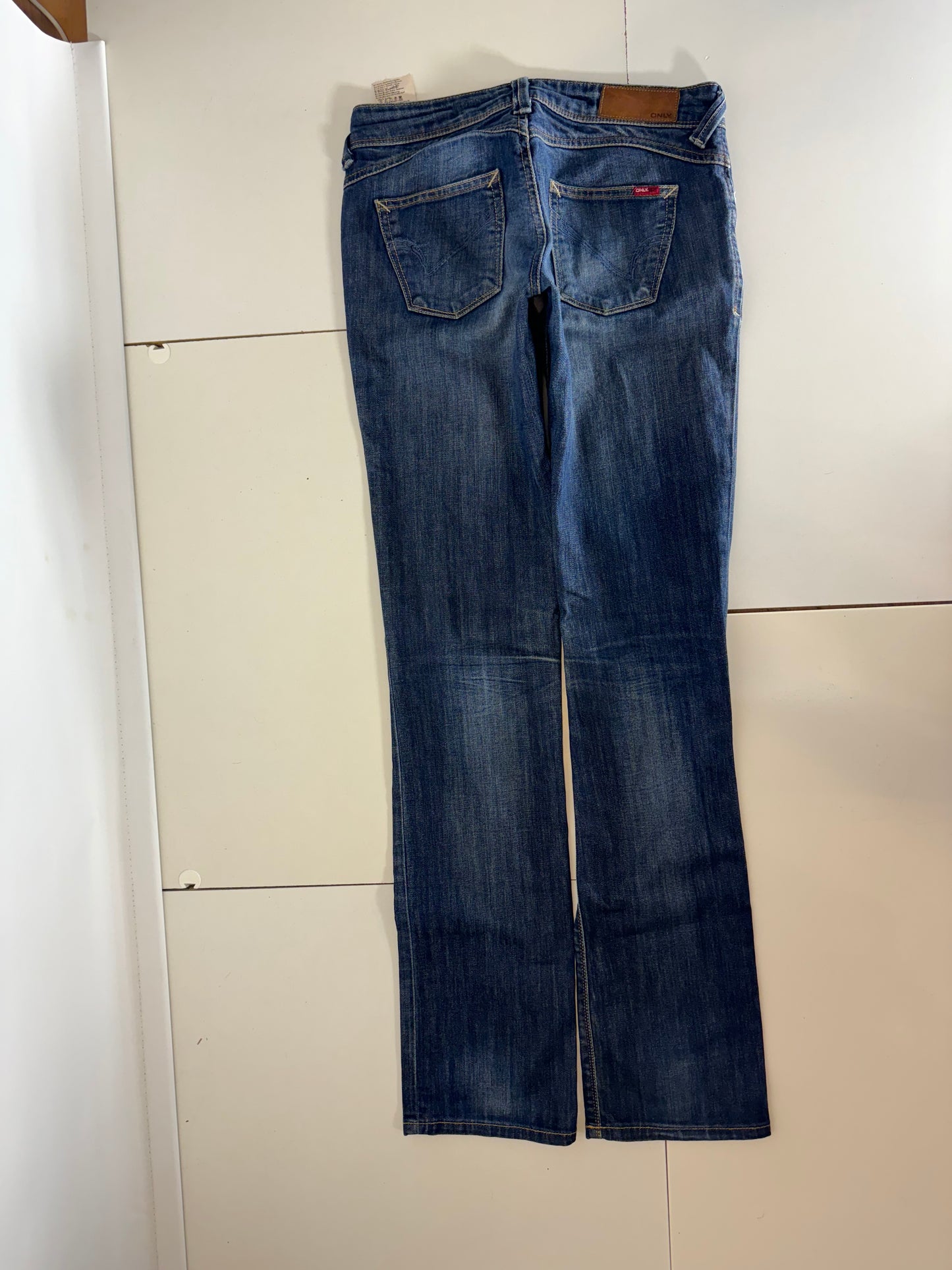 Lågmidjade jeans–stl: XS