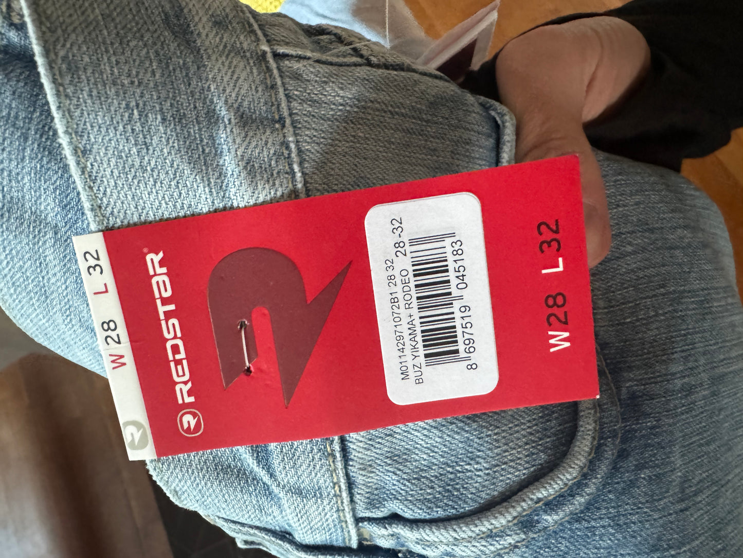 Lågmidjade jeans stl: XXS (W28/L32)