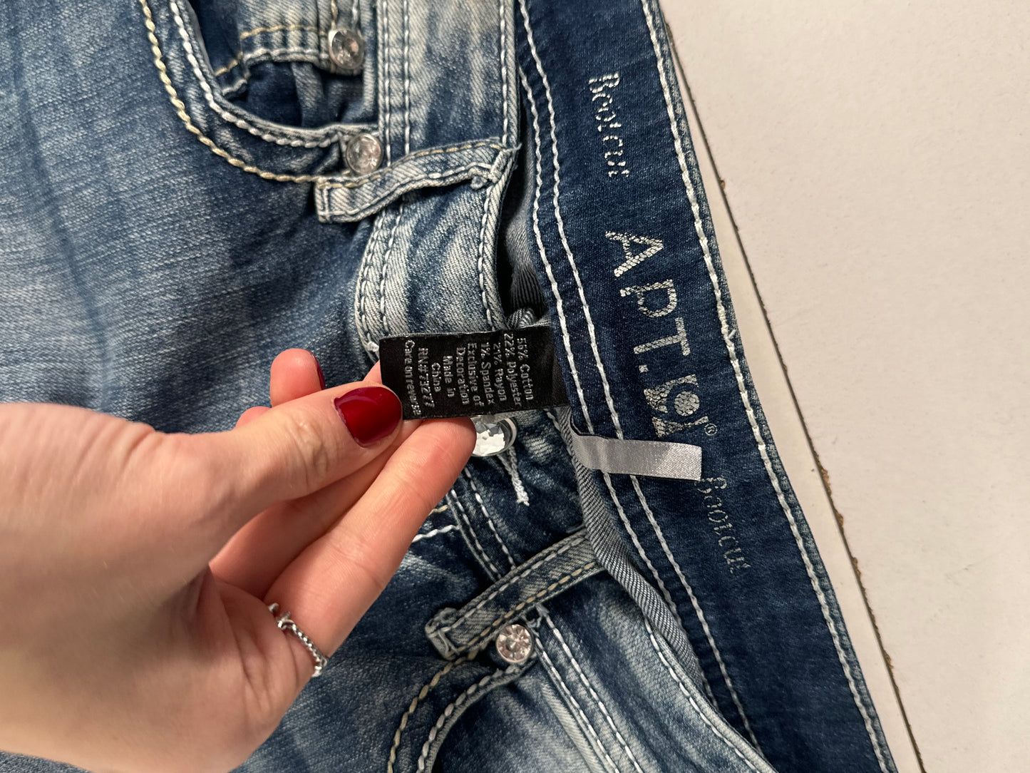 Lågmidjade jeans stl: S