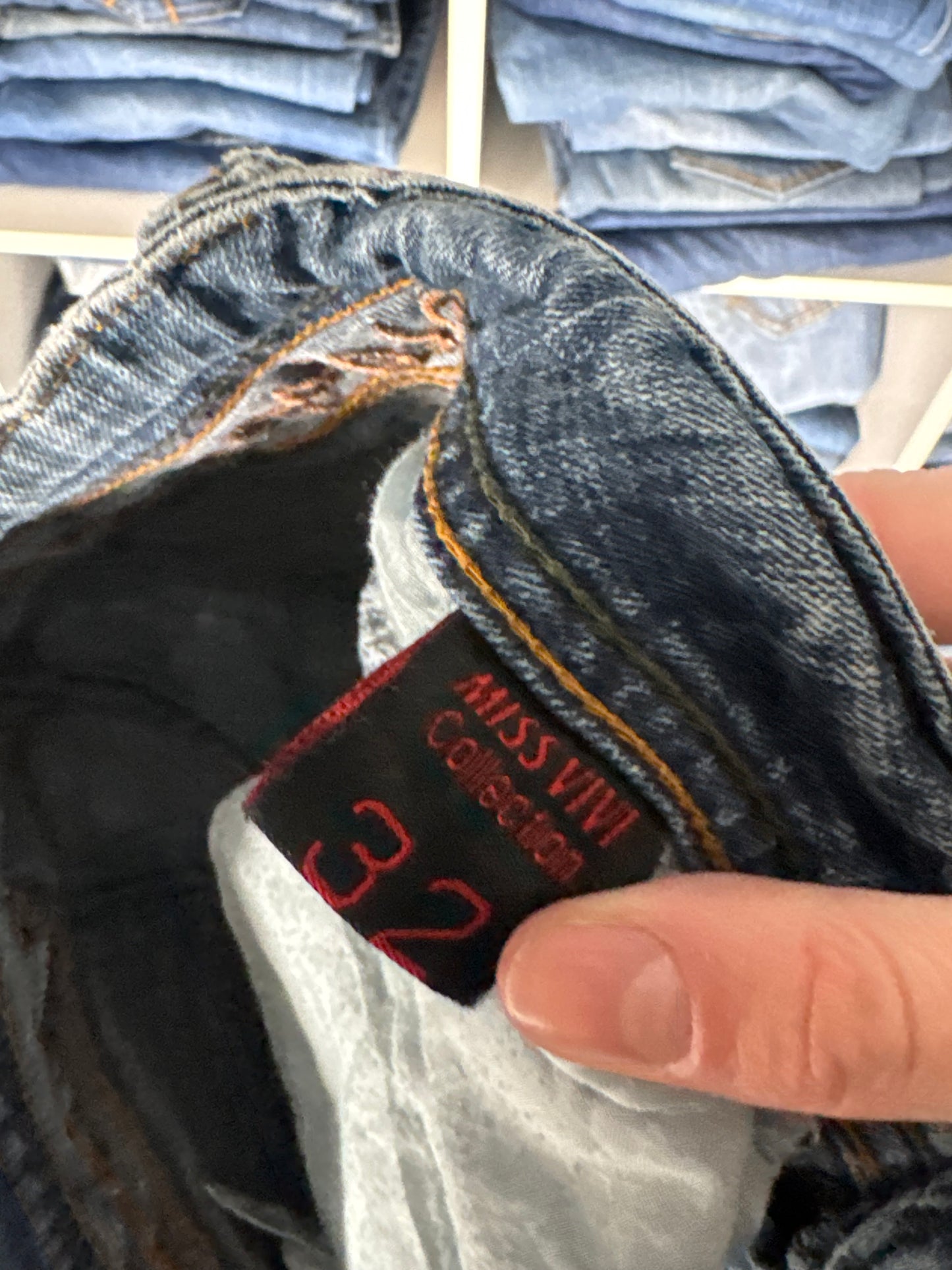 Lågmidjade jeans stl: XXXS