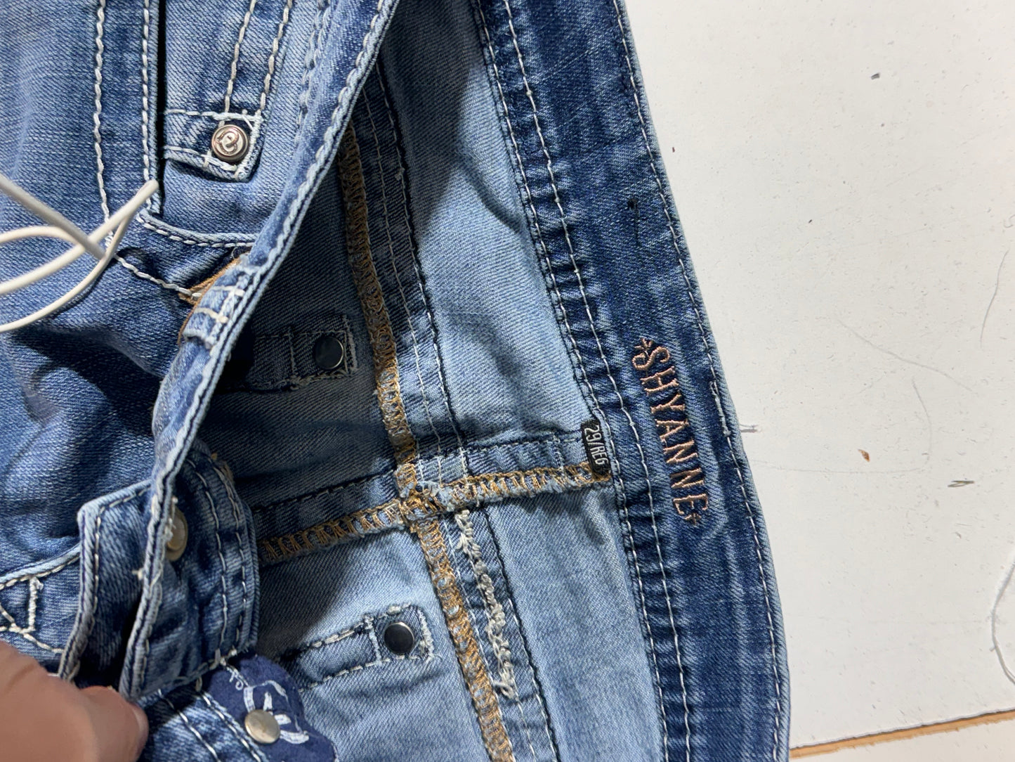 Lavtaljede jeans str: S