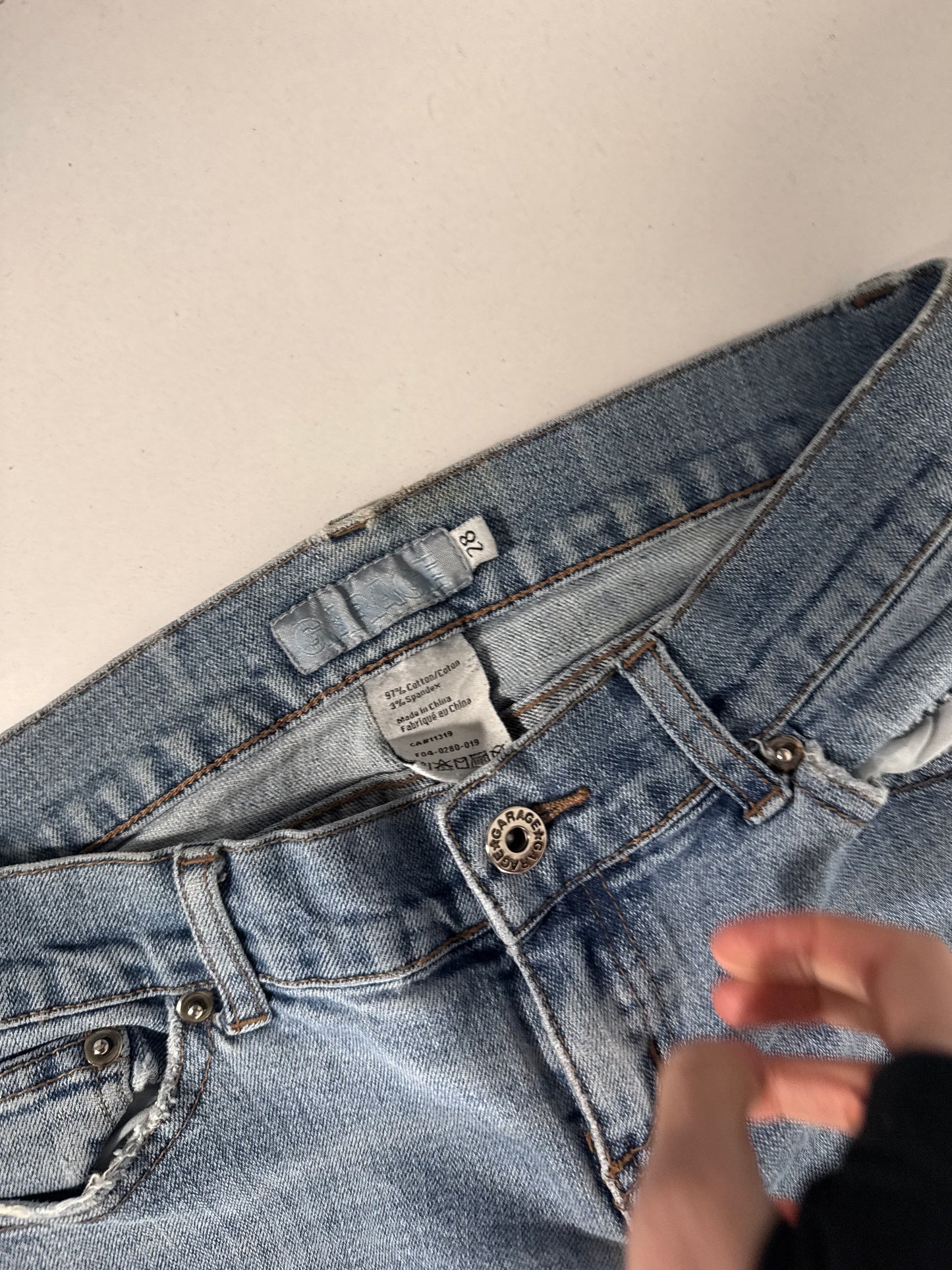 Lågmidjade jeans stl: XS/S