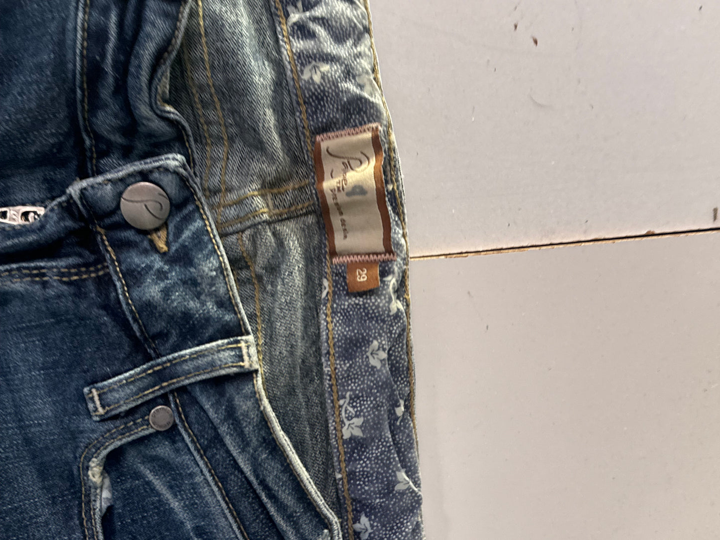 Lavtaljede jeans str: S
