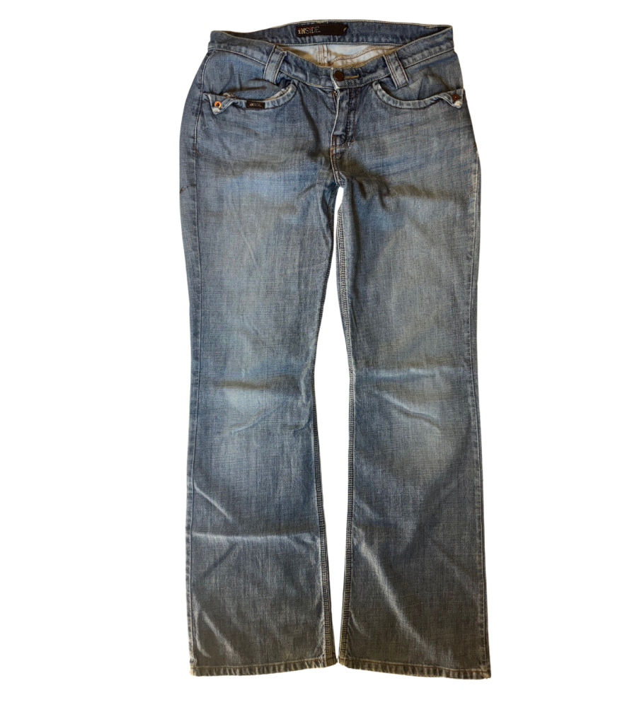 Lågmidjade jeans–stl: M